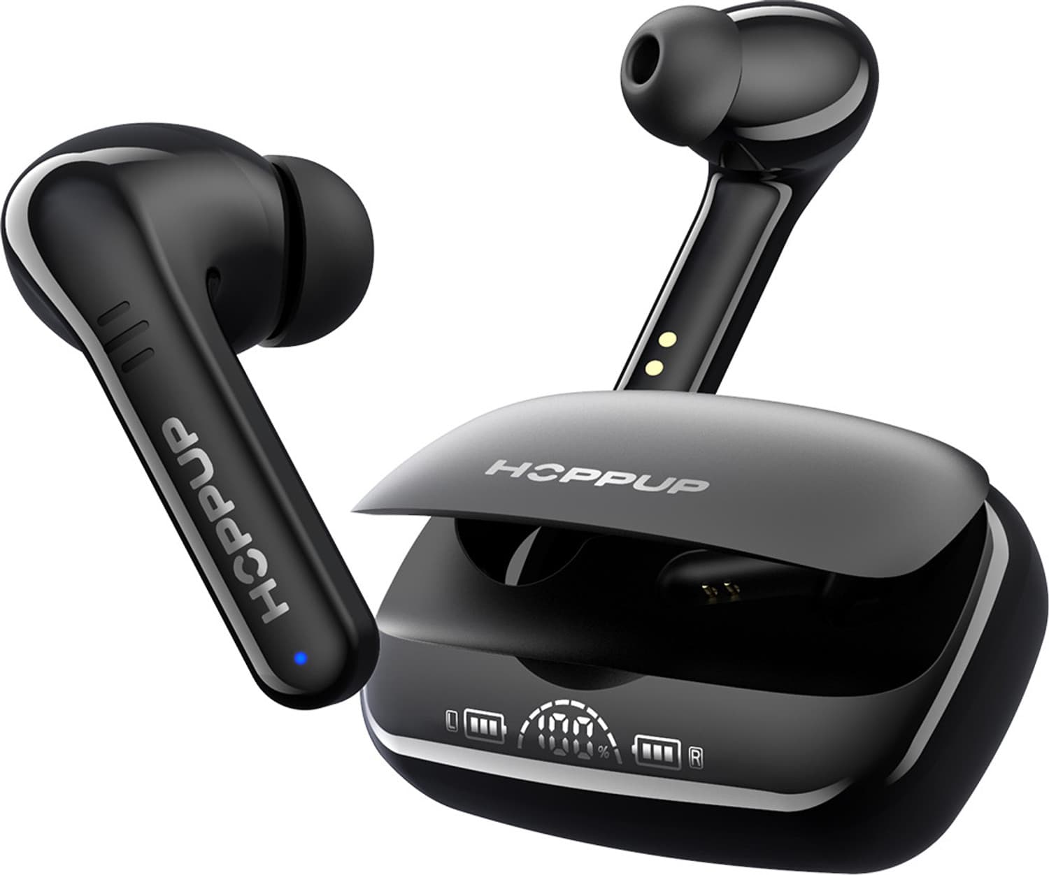 HOPPUP AirDoze Grand Pro with Power Bank Function, 200 Hrs Playtime, ENC & Gaming Mode Bluetooth Headset