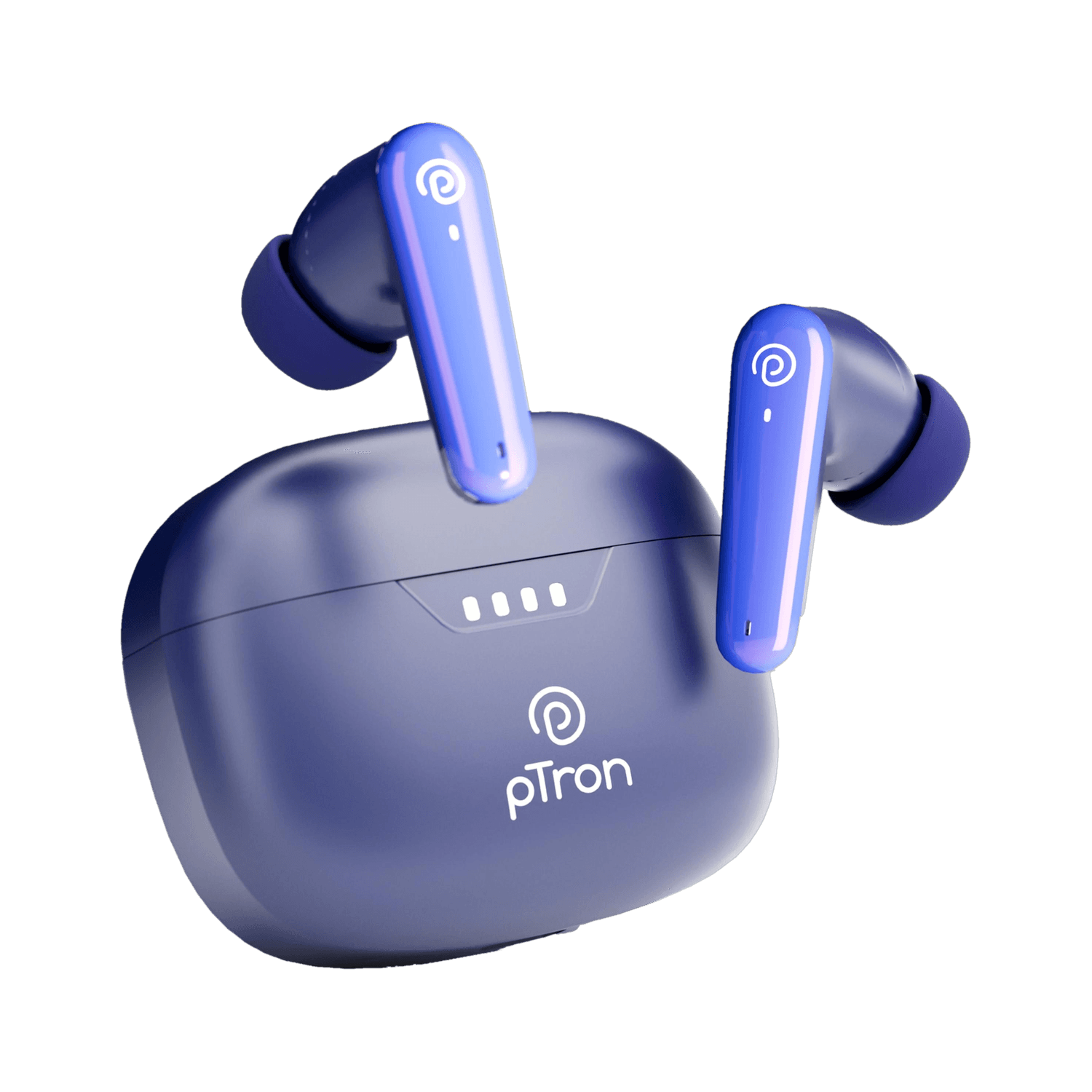 PTron Basspods Tour with AI-ENC Calls, 45hrs Playback, Pristine Audio,50ms Low Latency Bluetooth