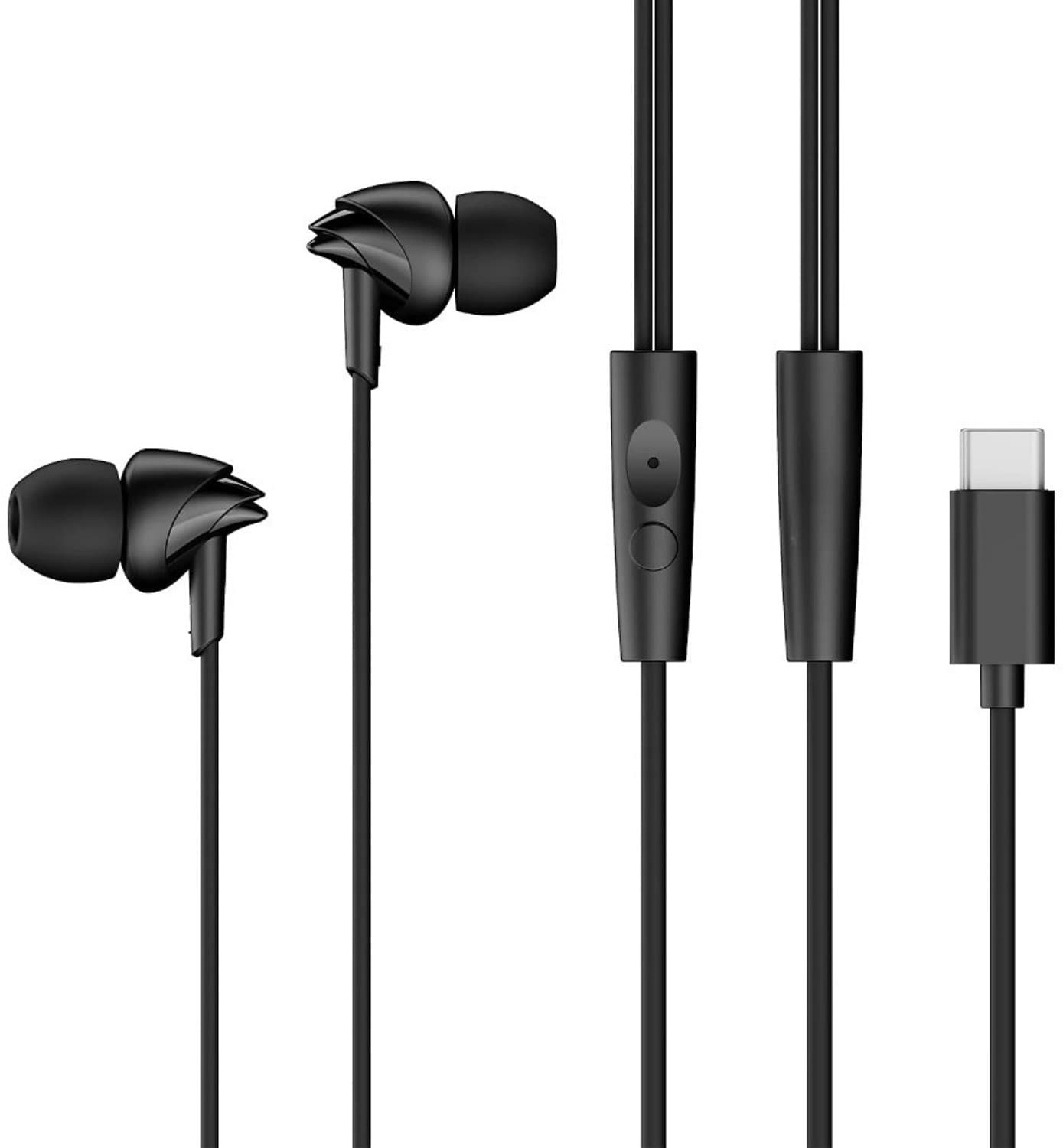 Basshead 300C Wired Headset (Black, In the Ear)