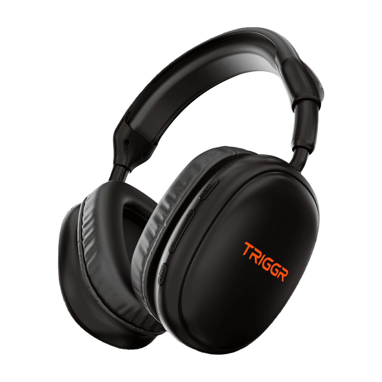 Punkheadz Z1 with 50H Battery, 3EQ Modes, Dual Pairing, Matte Finish, ENC, v5.4 Bluetooth Headset (Carbon Black, On the Ear)