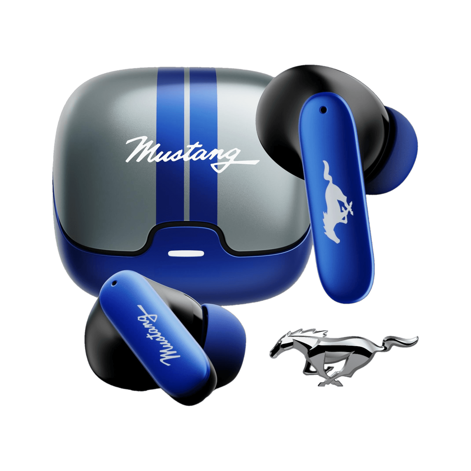 Boult Mustang Dash with 100 Hrs Battery, App Support, Dual Pairing, 4 Mic ENC, 5.4v Bluetooth Headset