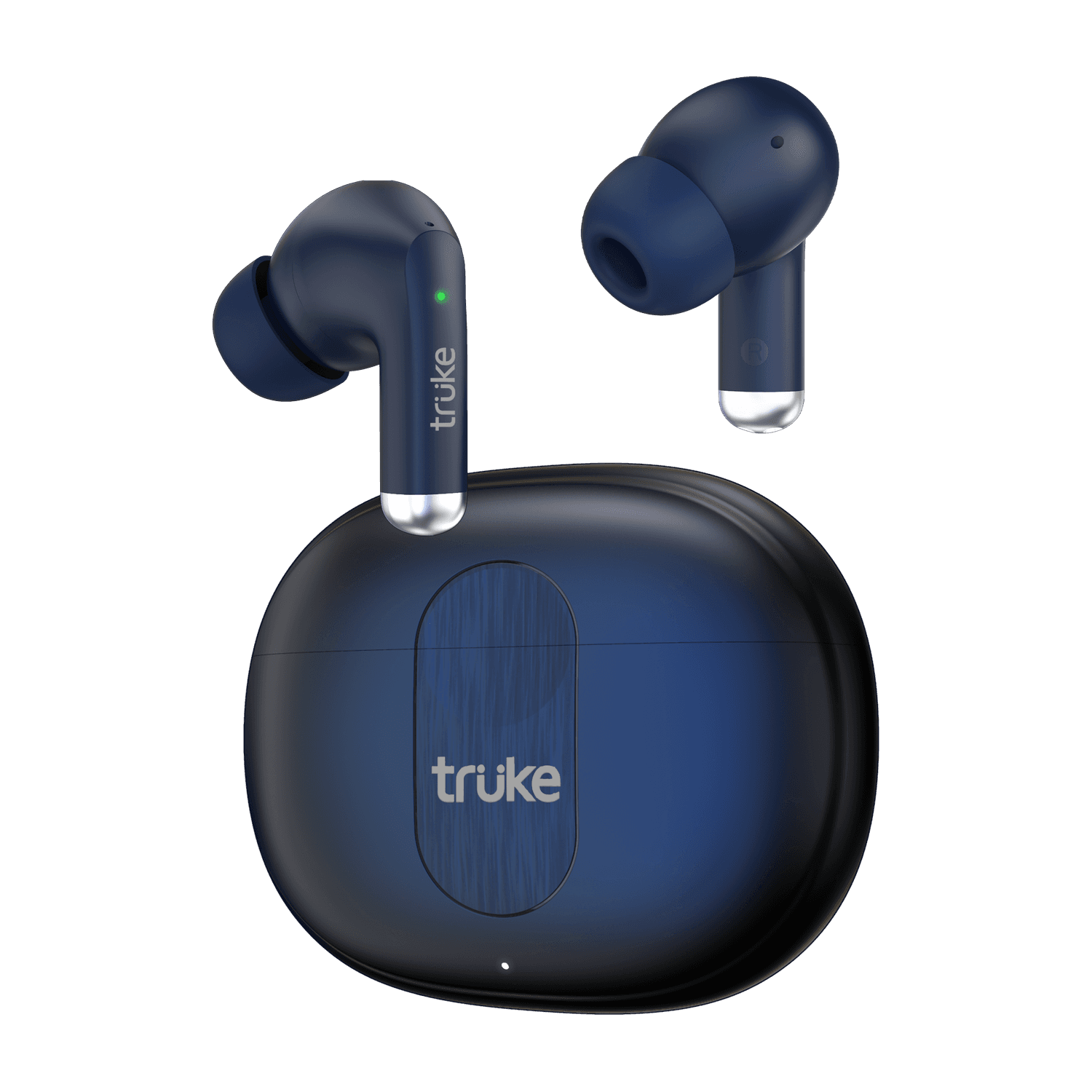 truke Buds A1 with 30dB ANC, Quad Mic ENC, 48H Playtime, 4 EQ Modes, 50ms Low Latency Bluetooth Headset