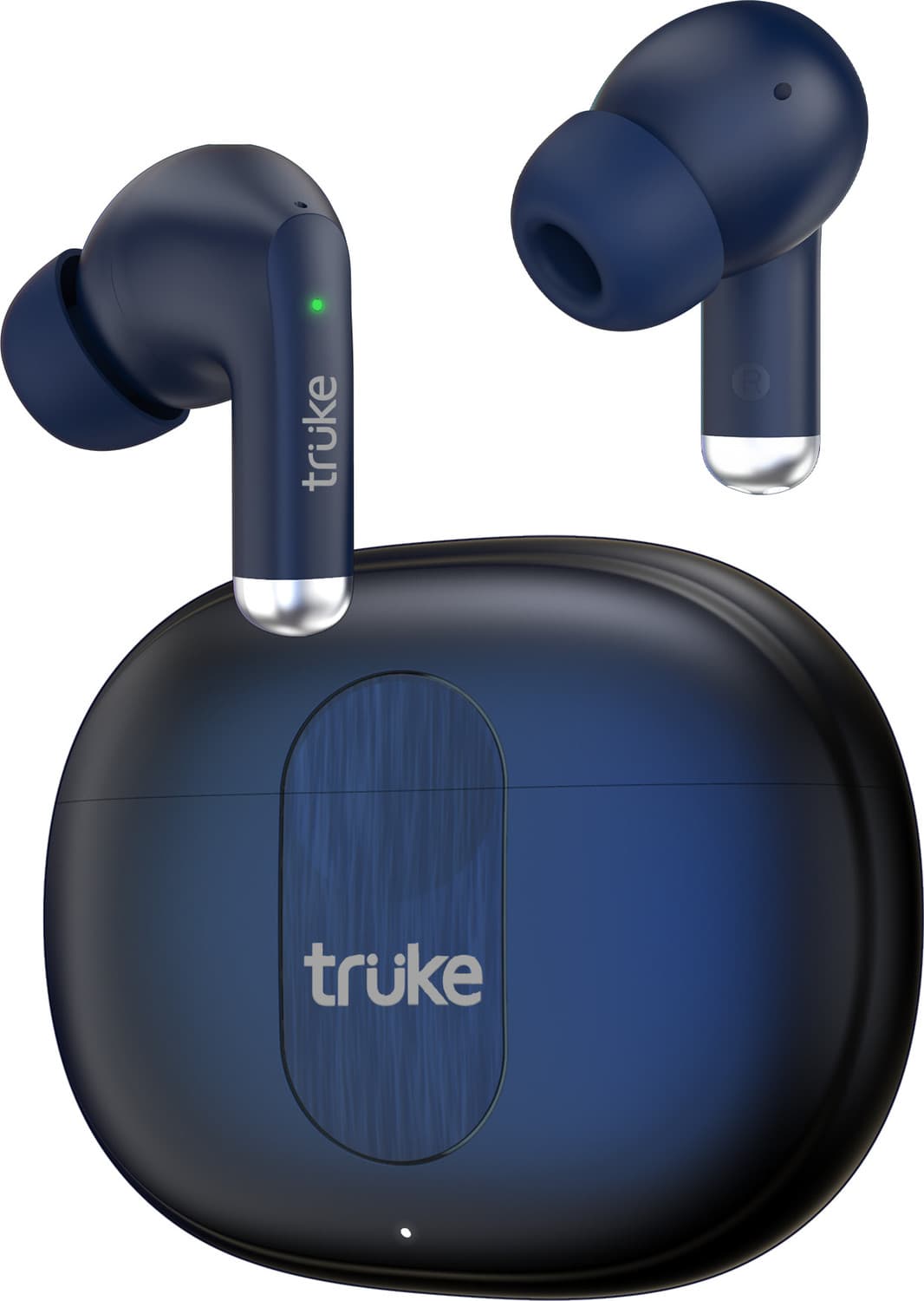 truke Buds A1 with 30dB ANC, Quad Mic ENC, 48H Playtime, 4 EQ Modes, 50ms Low Latency Bluetooth Headset