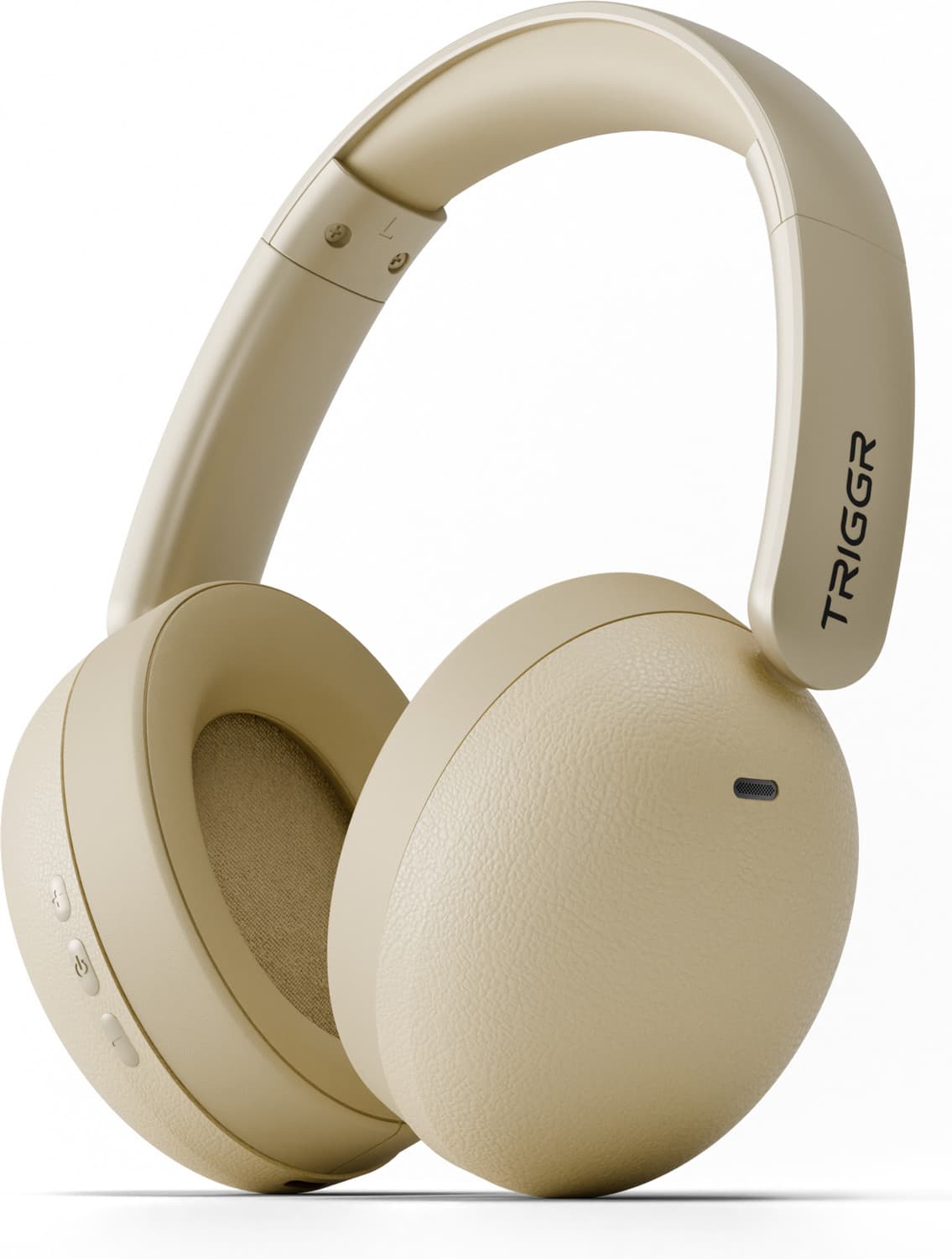 Punkheadz Z3 with Latest BT v6.0, 50H Battery, Dual Pairing, 40mm Drivers, ENC Bluetooth Headset (Pearl White, On the Ear)