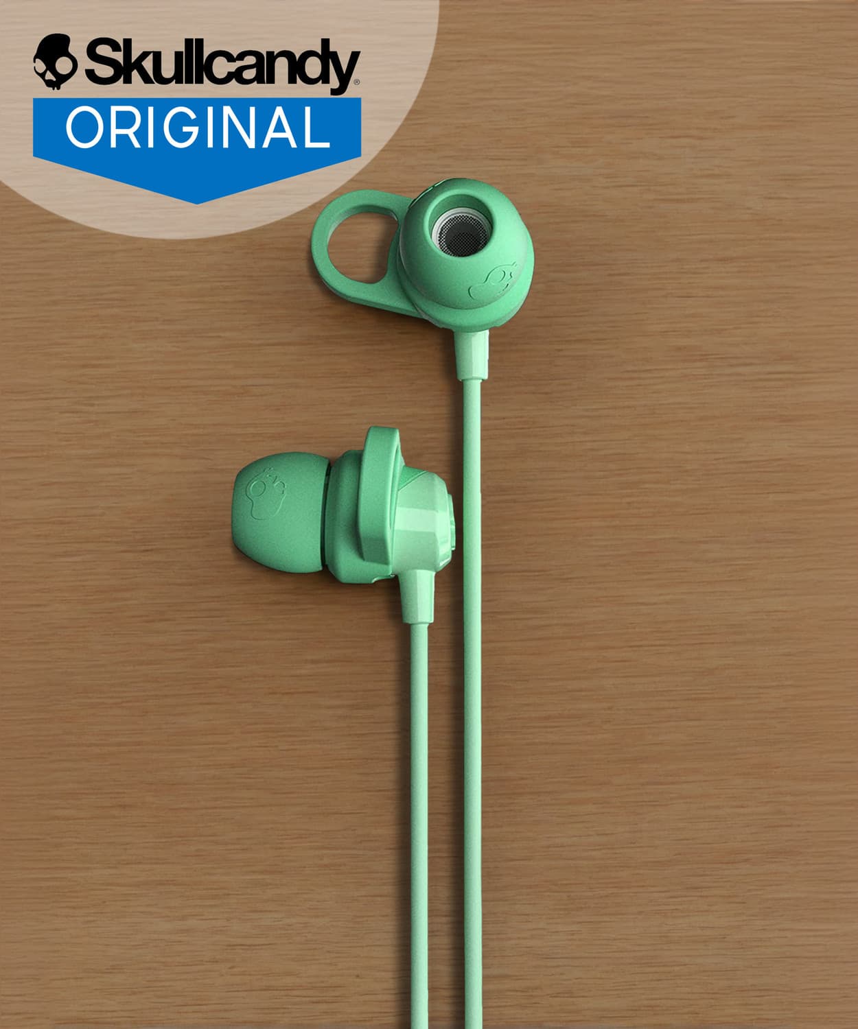 Skullcandy Jib Plus Wireless Bluetooth Headset (Pure Mint, In the Ear)