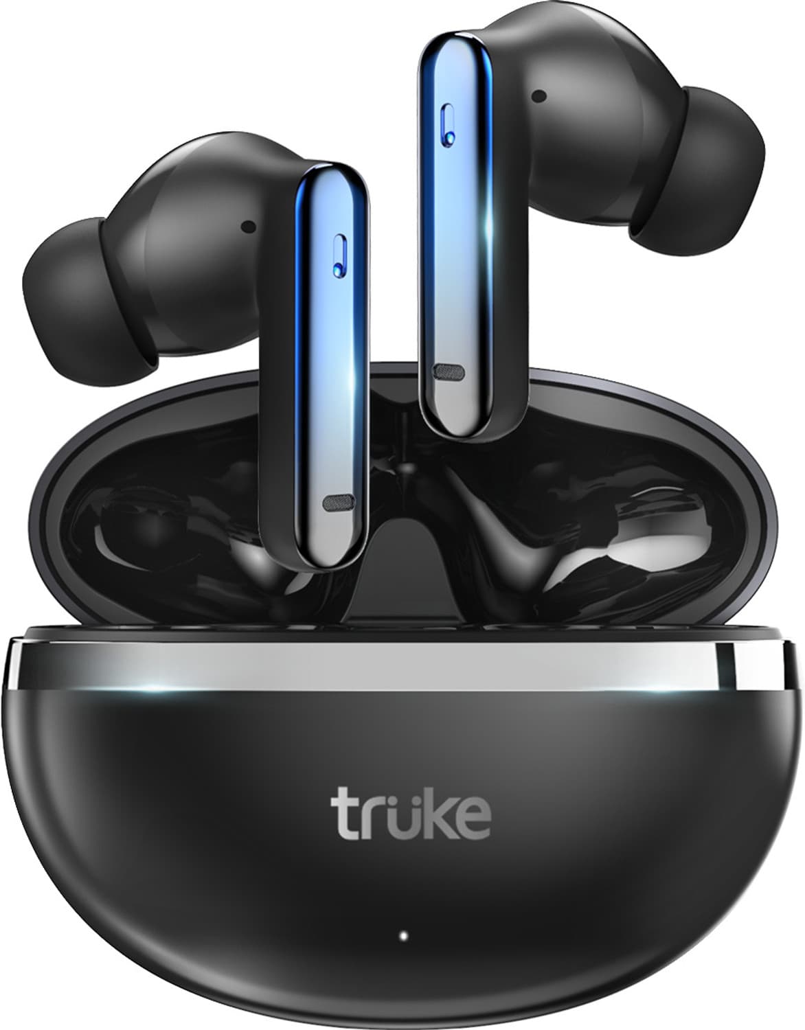 truke Buds Q1 Lite with Quad-Mic ENC, 48H Playtime,Royal Design Case,Deep Bass, 5.4V Bluetooth Headset