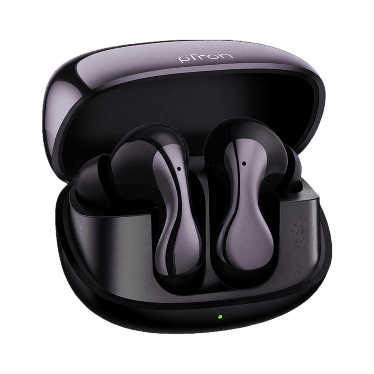Bassbuds Tango w/ 50Hrs Playtime, AI-ENC Calls, Custom EQ, App Support, BTv6.0 Bluetooth Headset (Nexua Black, True Wireless)