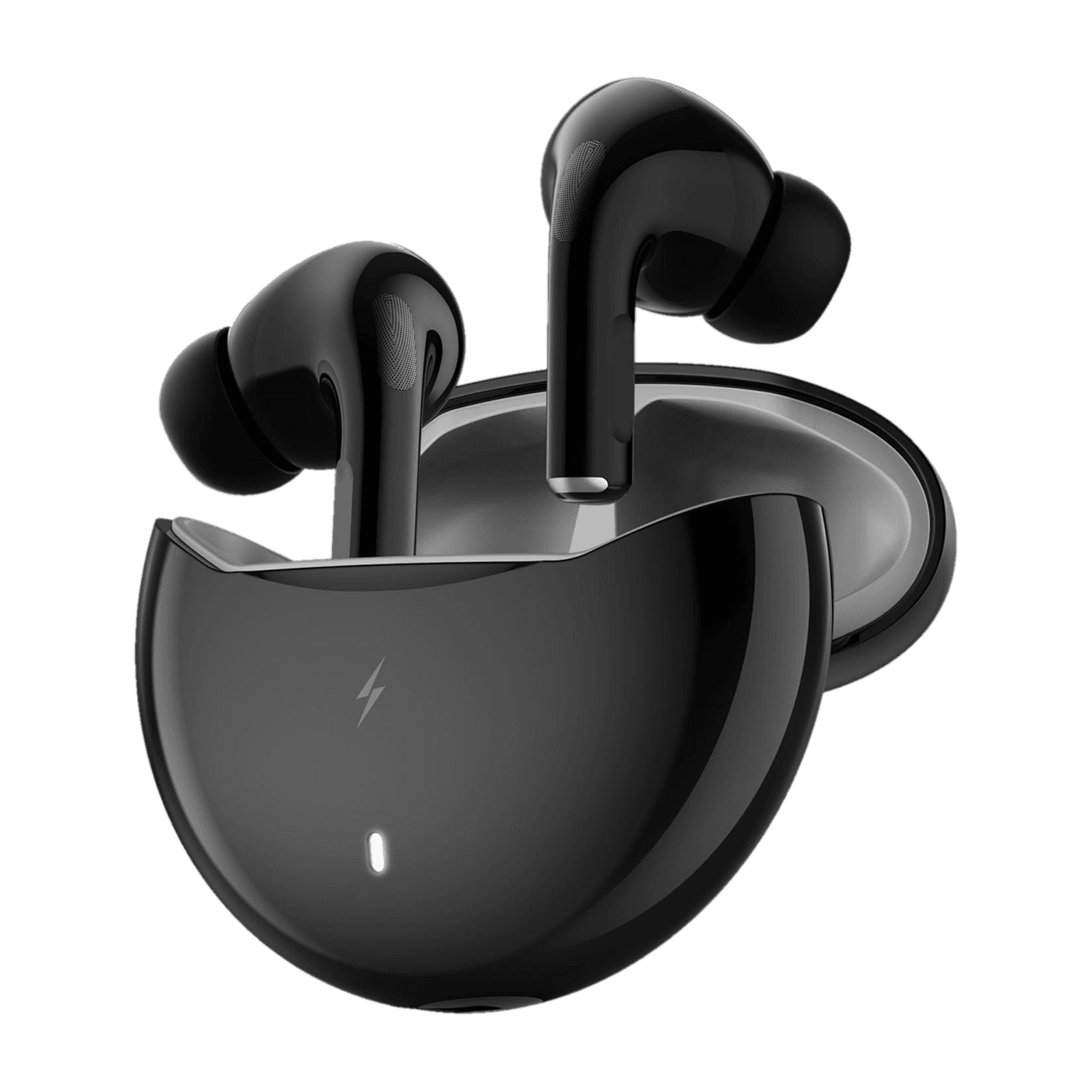 Aero TWS Earbuds, Custom EQ Profiles, 50H Battery, Quad Mic ENC, BT 5.4 13mm Bluetooth Headset (Black, True Wireless)
