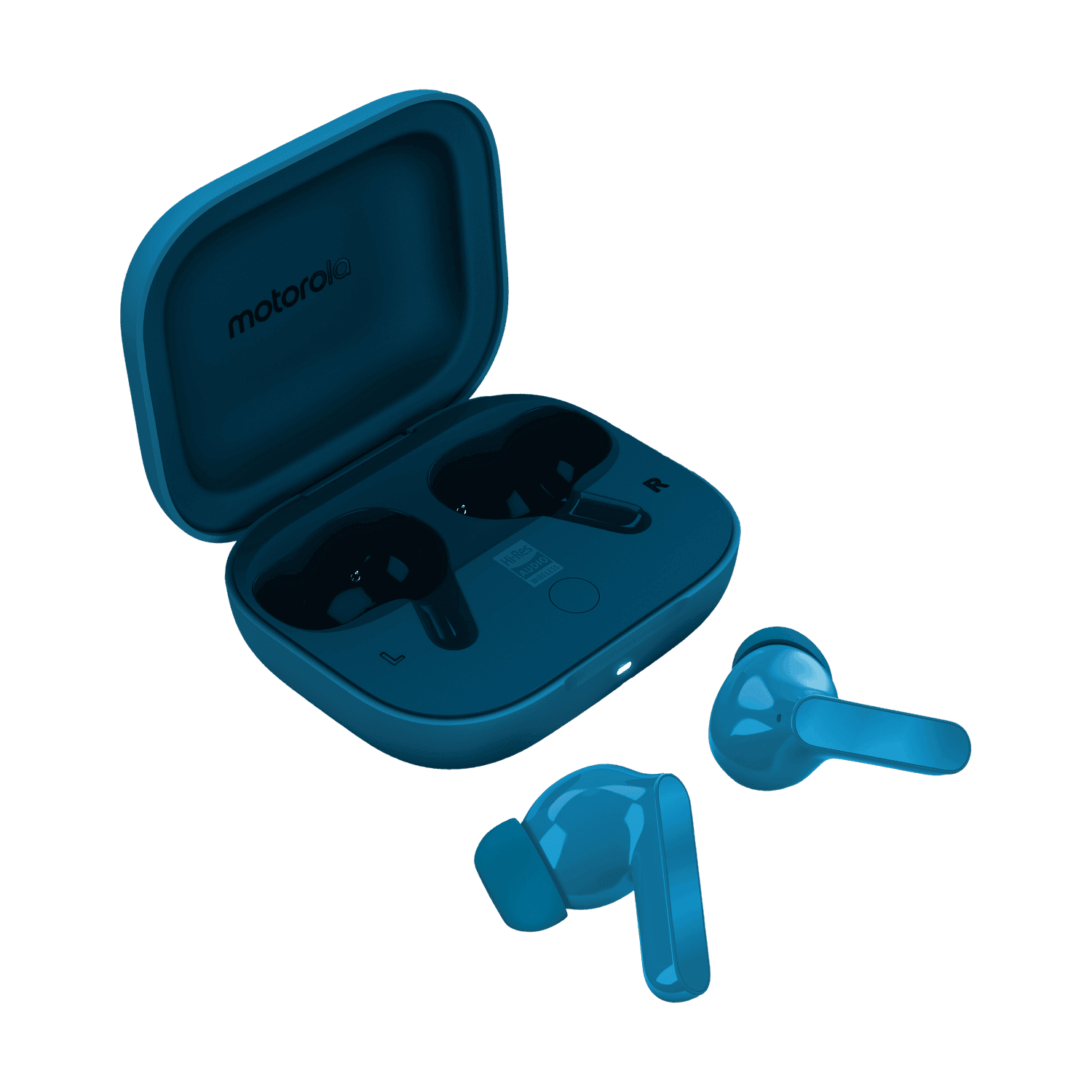 MOTOROLA Moto Buds Bass |Hi-Res Audio & LDAC | 12.4mm drivers |50dB True ANC | 6 Mic Bluetooth