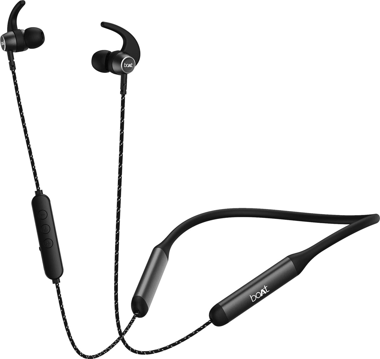 boAt Rockerz 333 Pro with 60 Hours Battery Bluetooth Headset (Active Black, In the Ear)