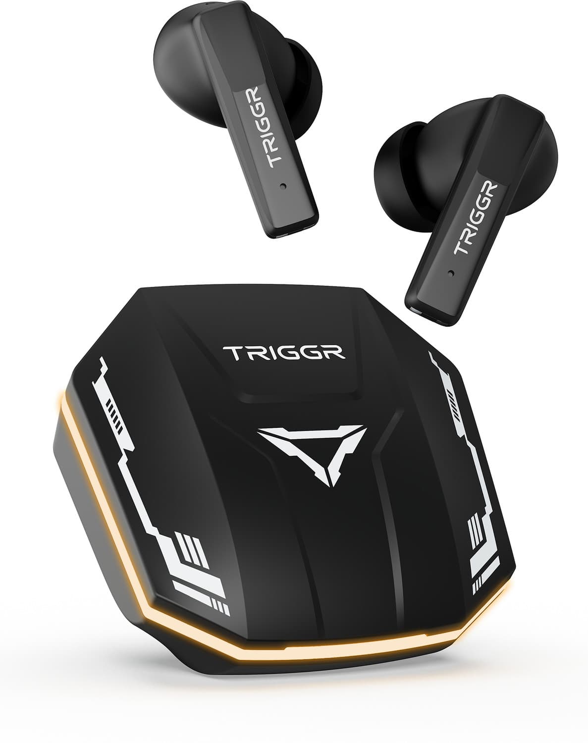 Raze 2 with Latest BT v6.0, Battle-LED, 40H Battery, 40ms Latency, Rubber Finish Bluetooth Headset (Void Black, True Wireless)