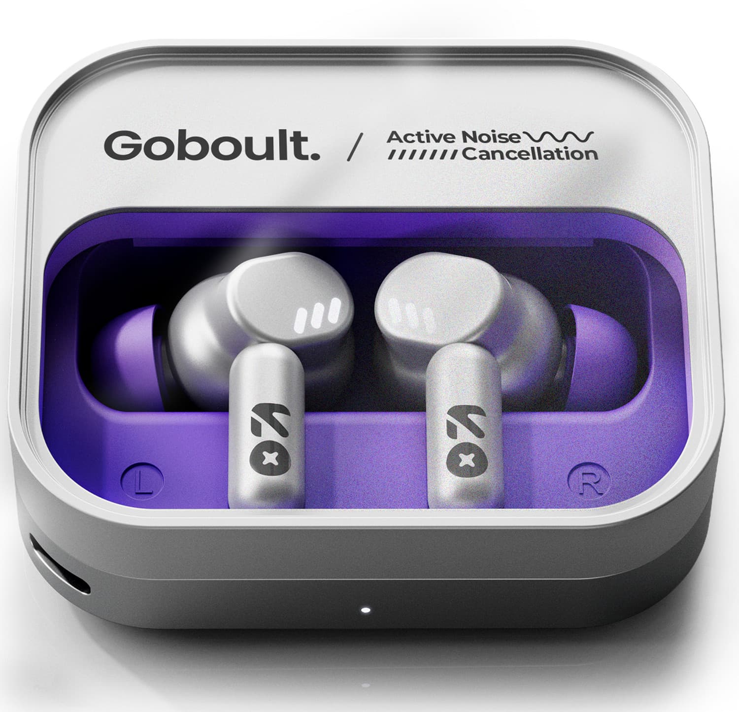 Tenet Pro with ANC, 75H Playtime, 4 Mic ENC, Dual Pairing ,BT 6.0, 13mm Drivers Bluetooth Headset (Frost White, True Wireless)
