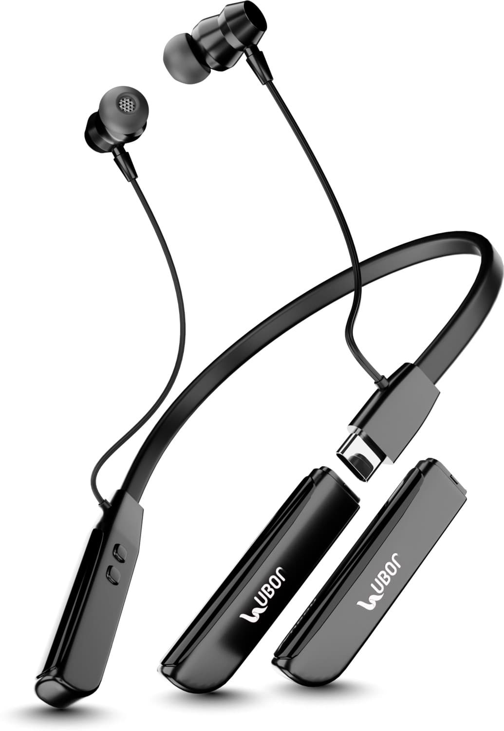 delphine CL-35 Wireless Neckband | Extra Detachable Battery Magnetic ON/OFF Function Bluetooth