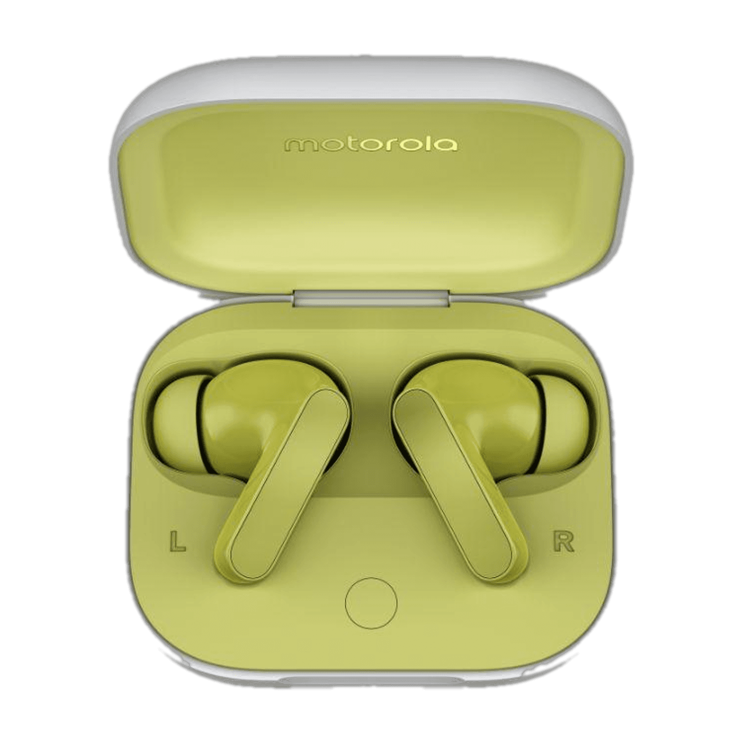 moto buds with Hi-Res Audio, Large 12.4mm driver, 42 hrs playback & IPx4 rating Bluetooth Headset