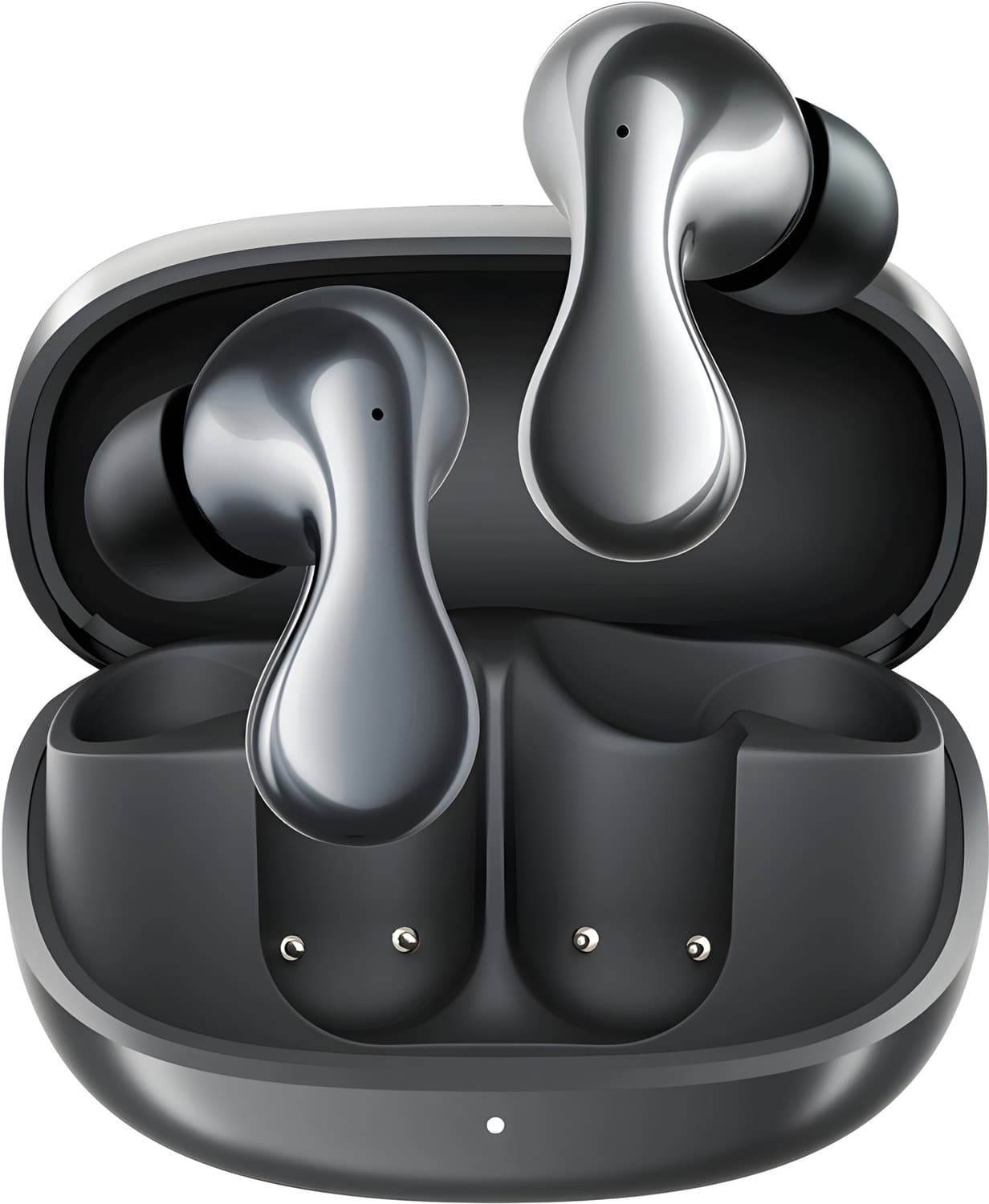 Super Pods with 50dB ANC, 360 Spatial AI Audio, Hi-Res LHDC and 40 hrs Playtime3 Bluetooth Gaming Headset (Black, In the Ear)