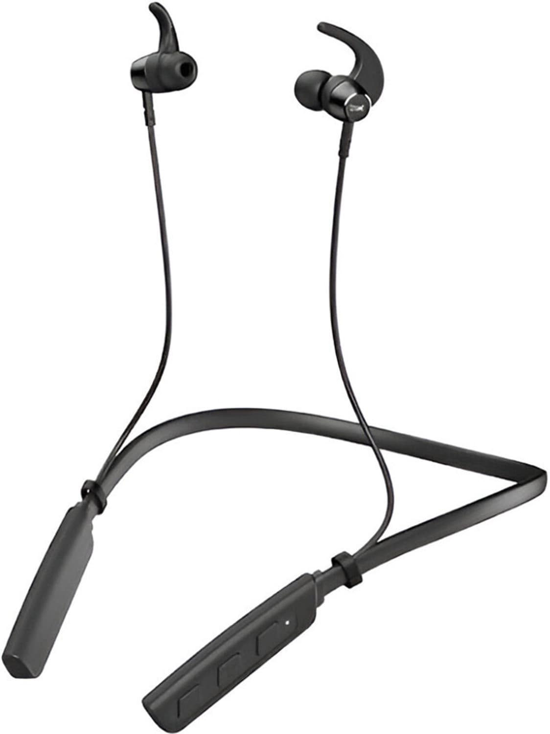 Rokerz 235 Pro Wireless Bluetooth Neckband Headphone Earphone (0.20 Bluetooth Headset (Black, In the Ear)