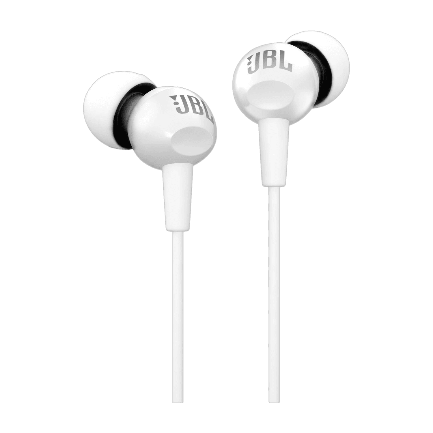 JBL C150SI with One Button Universal Remote Wired Headset (White, In the Ear)