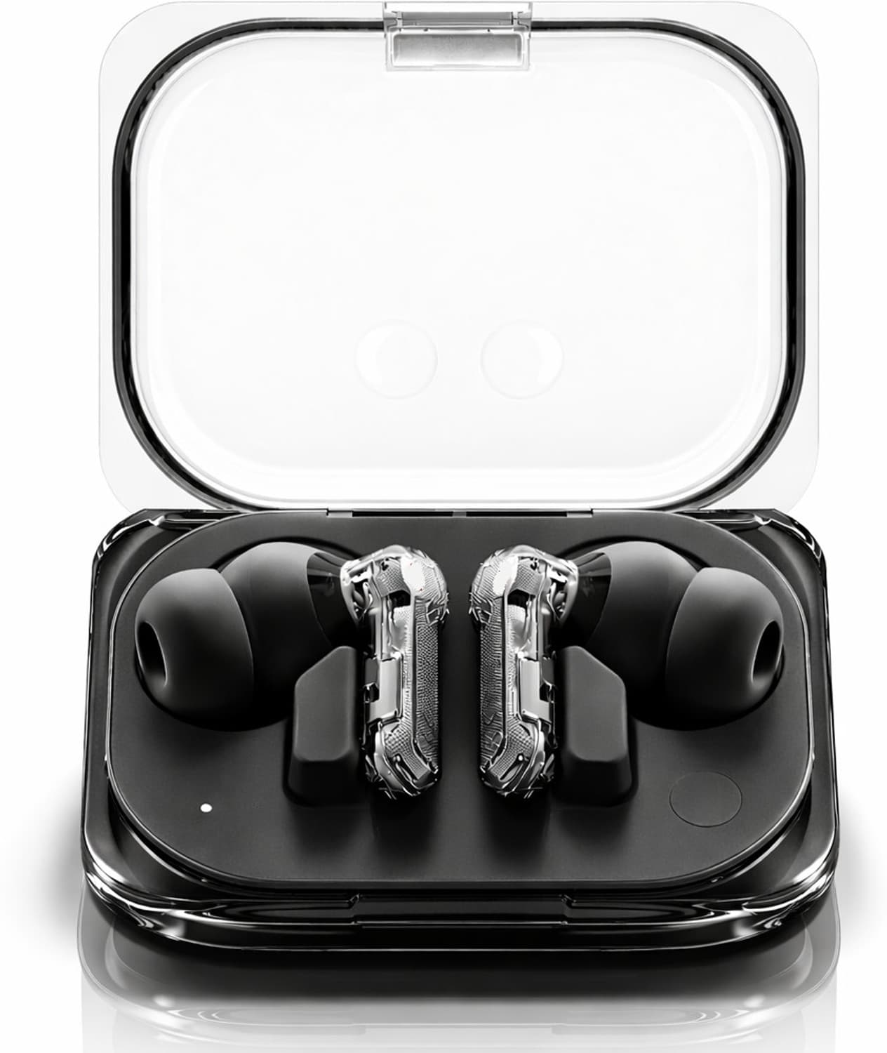 NOTHINGA w/50hrs PlayTime, AI-ENC Clear Calls, Low Latency Gaming, BT v5.4 Bluetooth Headset (Black, In the Ear)