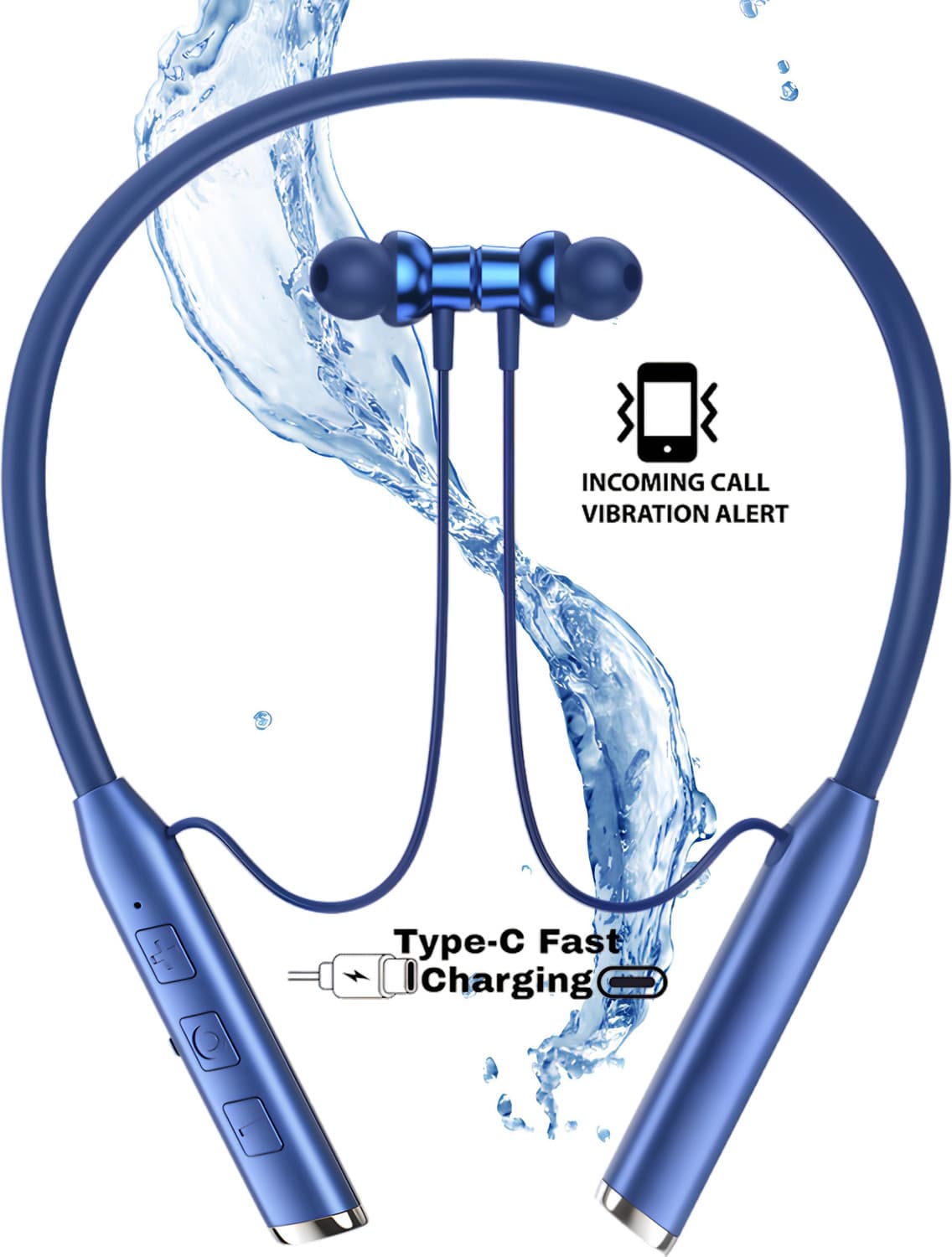 GREE MATT N80 Vibration Alert 48 Hours Playtime Cancellation Waterproof Neckband U2 Bluetooth