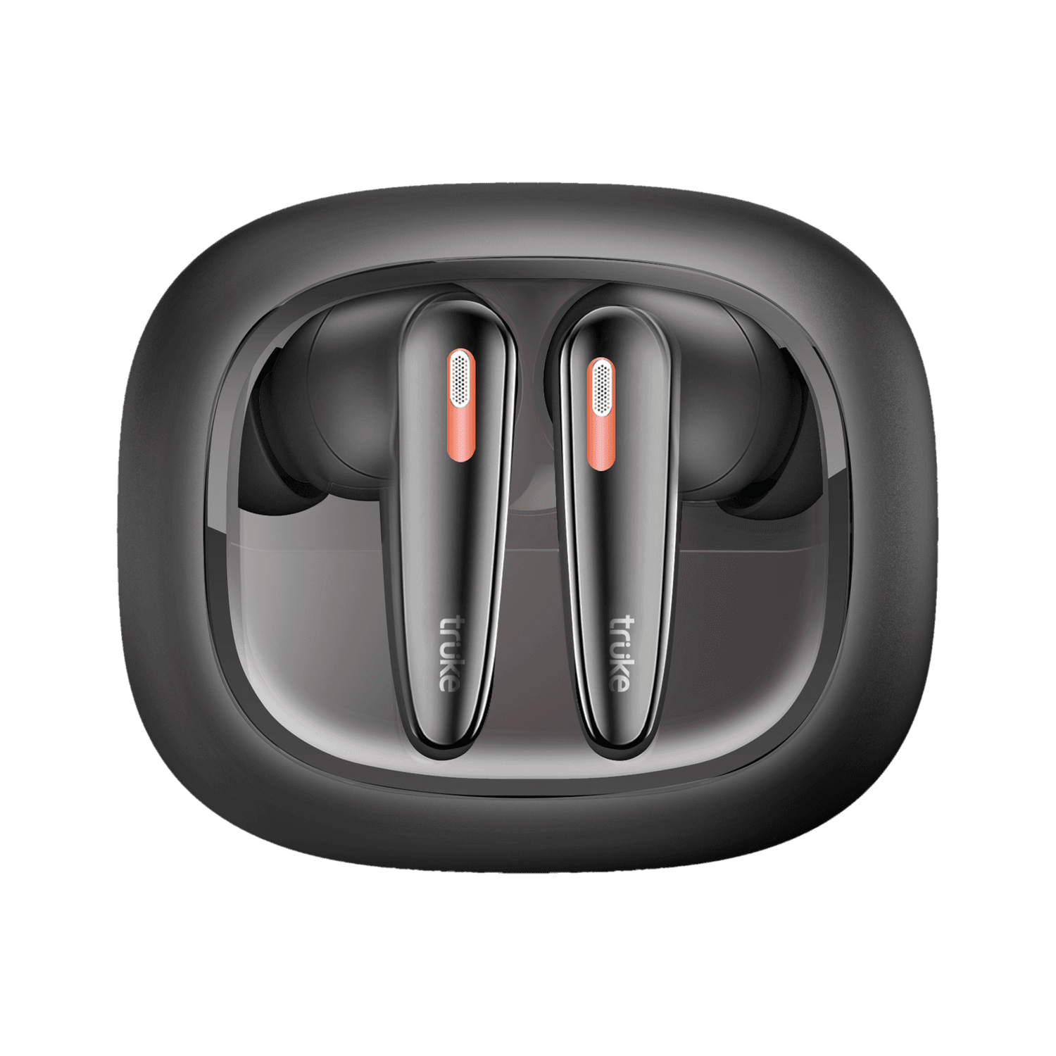 truke Crystal Bass earbuds with 13mm Drivers, Made in India, 70Hrs Playtime, 4-Mic ENC Bluetooth