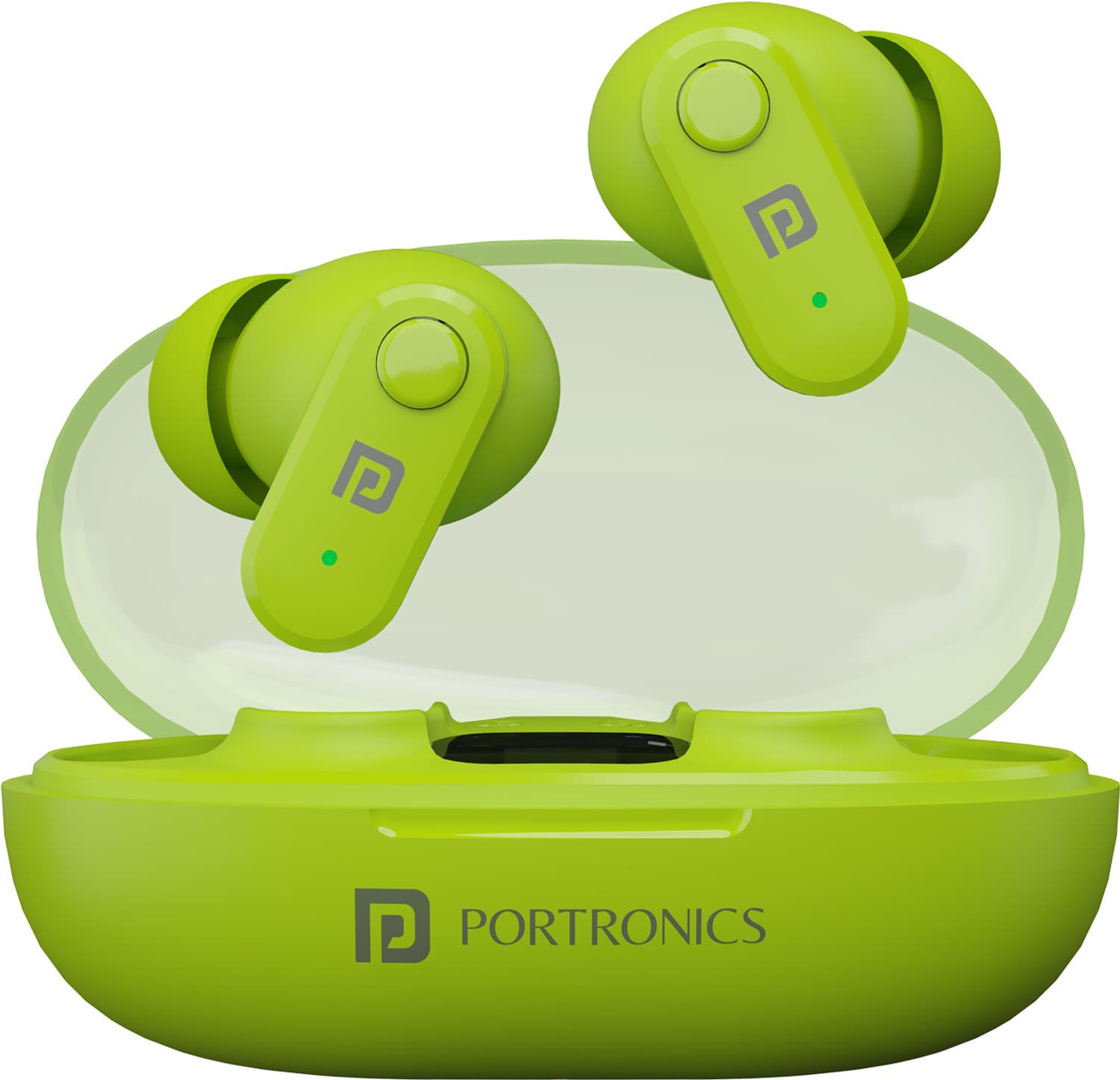 Portronics Harmonics Twins S16 in Ear Earbuds With Mic,24H Playtime,GameMode,Clear Calls Bluetooth Headset