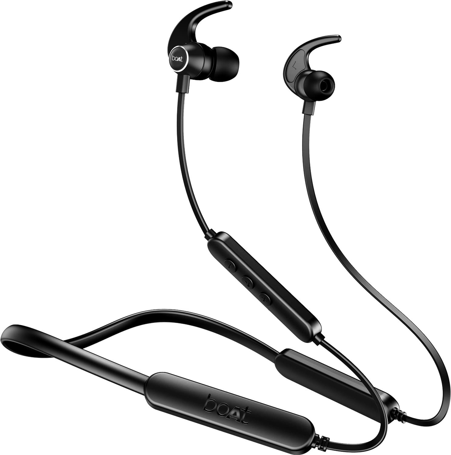 boAt Rockerz 255 Pro+ with ASAP Charge and upto 40 Hours Playback Bluetooth Headset (Active Black, In the Ear)