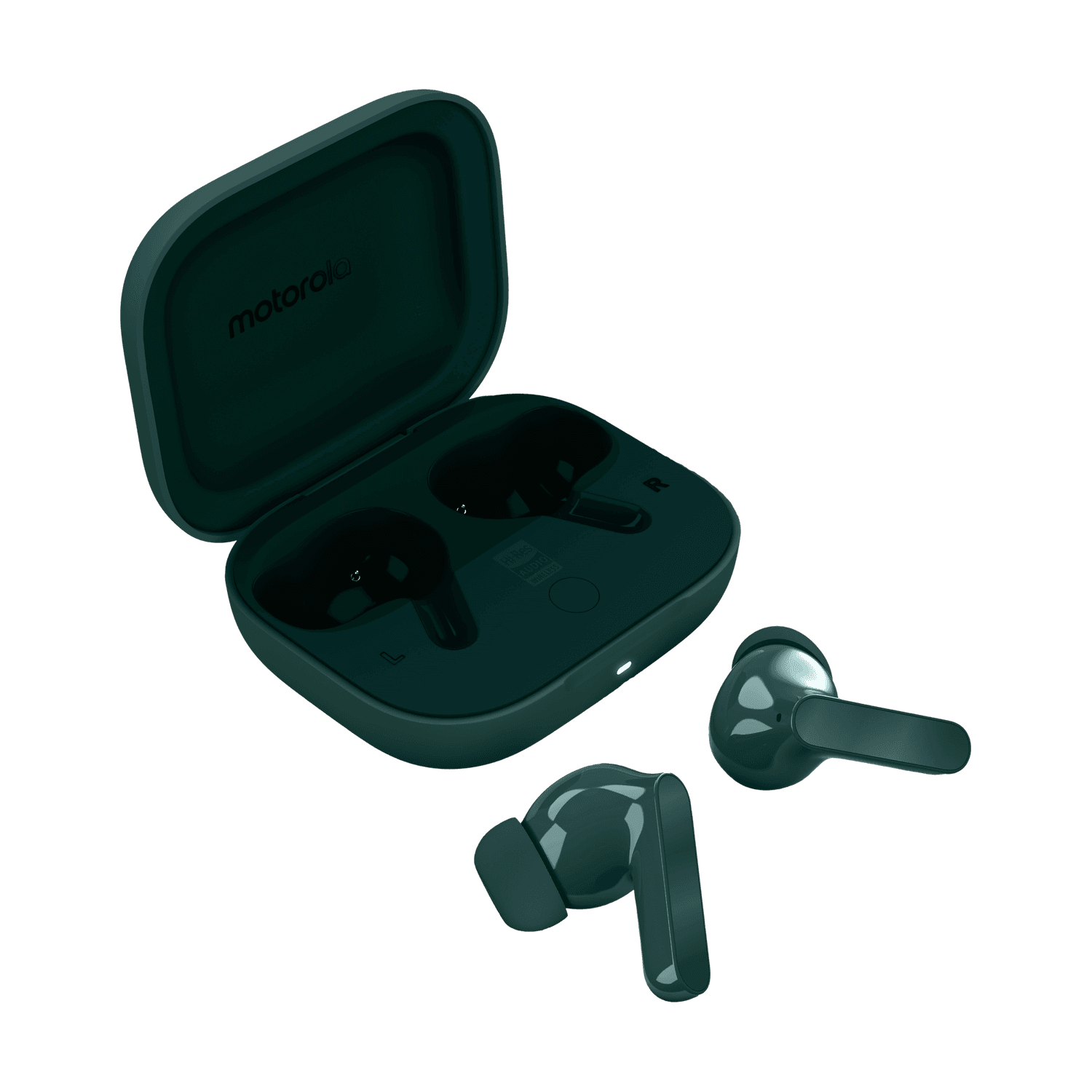 MOTOROLA Moto Buds Bass |Hi-Res Audio & LDAC | 12.4mm drivers |50dB True ANC | 6 Mic Bluetooth