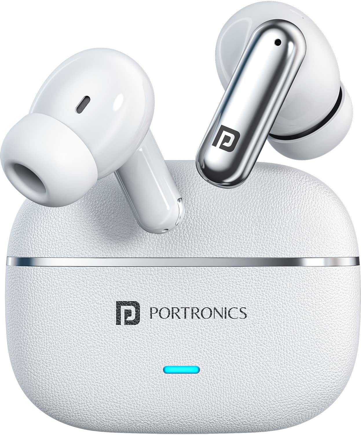 Twins One + In Ear TWS earbuds with Game & Music Mode, Upto 30 Hours Playtime Bluetooth Headset (White, In the Ear)