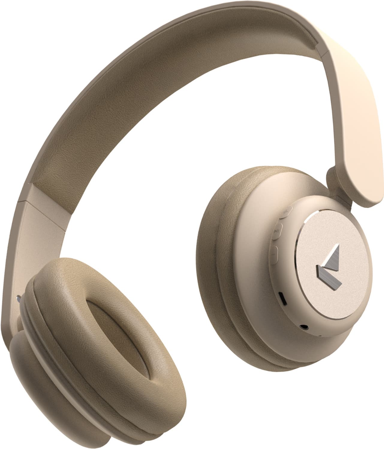 boAt Rockerz 450 with Upto 15 Hours Playback Bluetooth Headset (Hazel Beige, On the Ear)