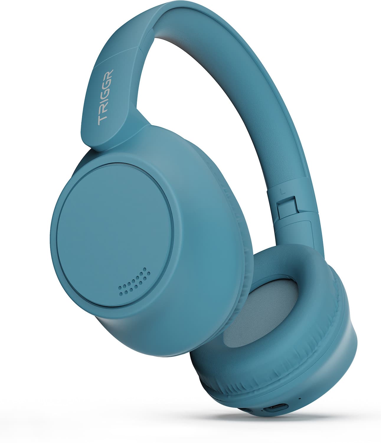 Punkheadz Z4 with 50H Battery, Dual Pairing, 40mm Drivers, Gaming Mode, BT v6.0 Bluetooth Headset (Sierra Blue, On the Ear)