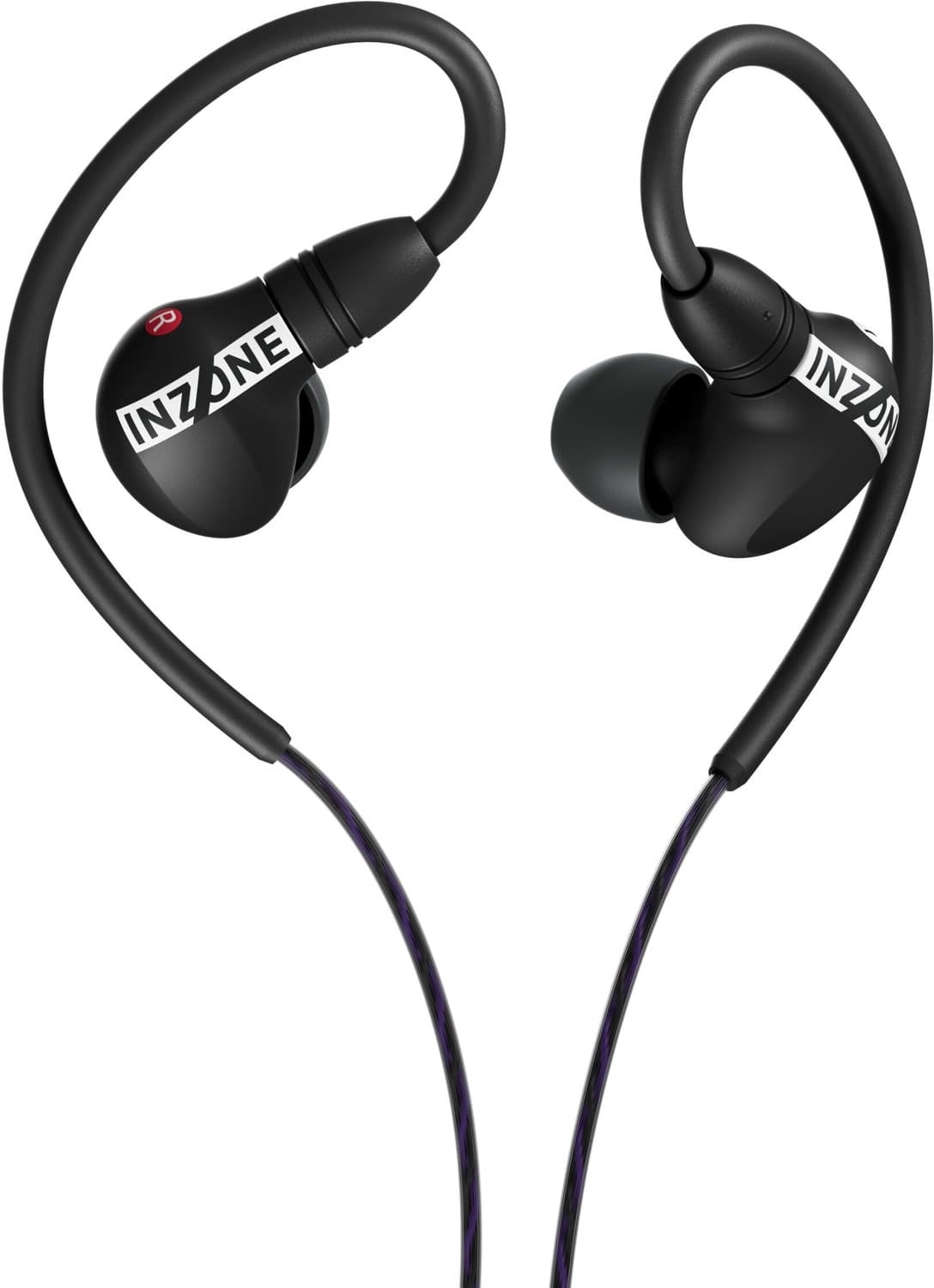 INZONE E9 Wired In-Ear Monitor for Gaming,Tuned for FPS Games,Design with Fnatic Wired Gaming Headset (Black, In the Ear)
