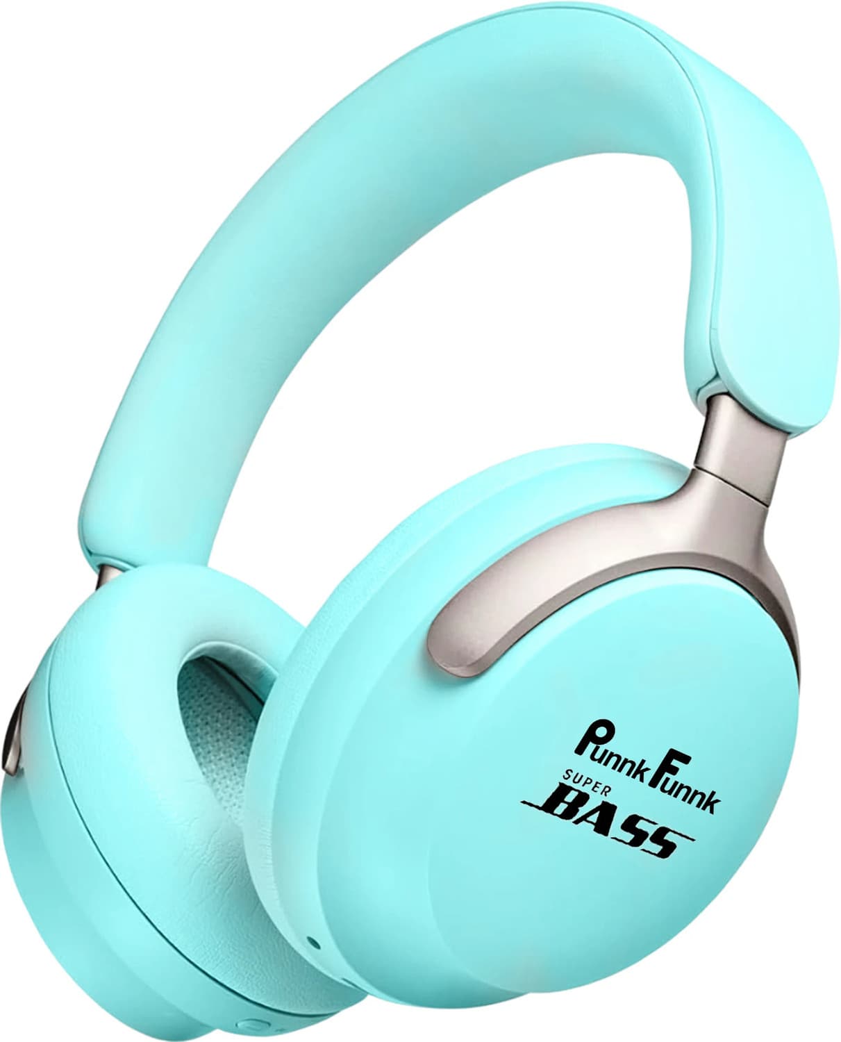PunnkFunnk Bass Over-Ear Wireless Bluetooth Headphones | Noise Cancellation, 60H Battery, Wired