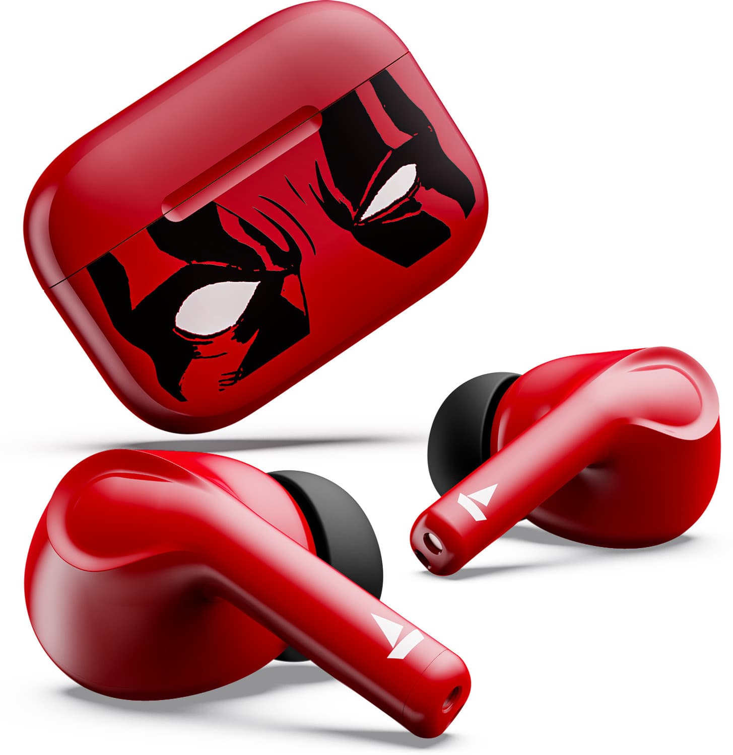 boAt Airdopes 161 Deadpool Edition w/ 40 HRS Playback, ASAP Charge & IPX5 Rating Bluetooth Headset