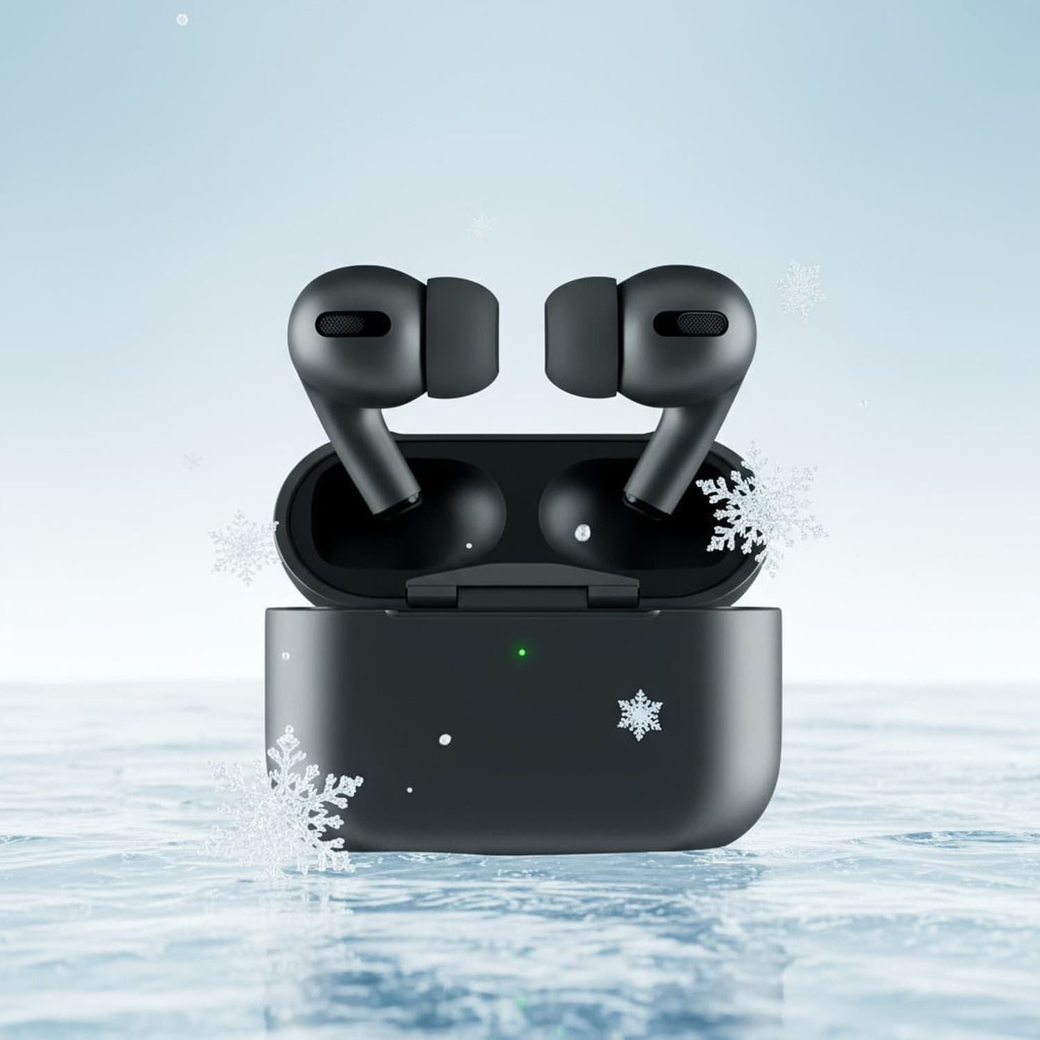 TWS AIRPOD Black Earbud Bluetooth MCD28 Bluetooth Headset (Black, True Wireless)