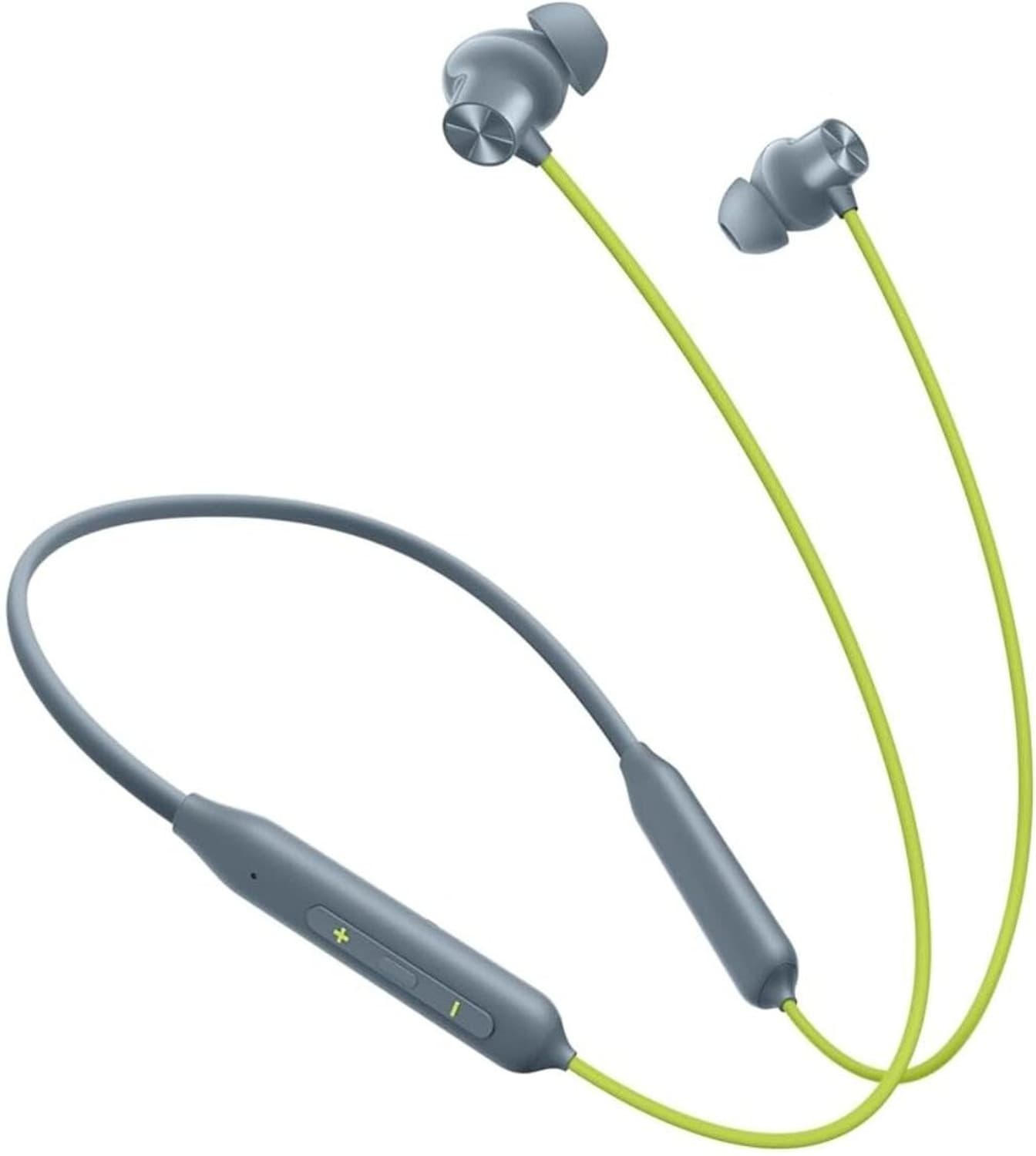 T60 Bullets Wireless Z Bass Edition Neckband headphone with 40 hr playtime Bluetooth Headset (GREY GREEN, In the Ear)