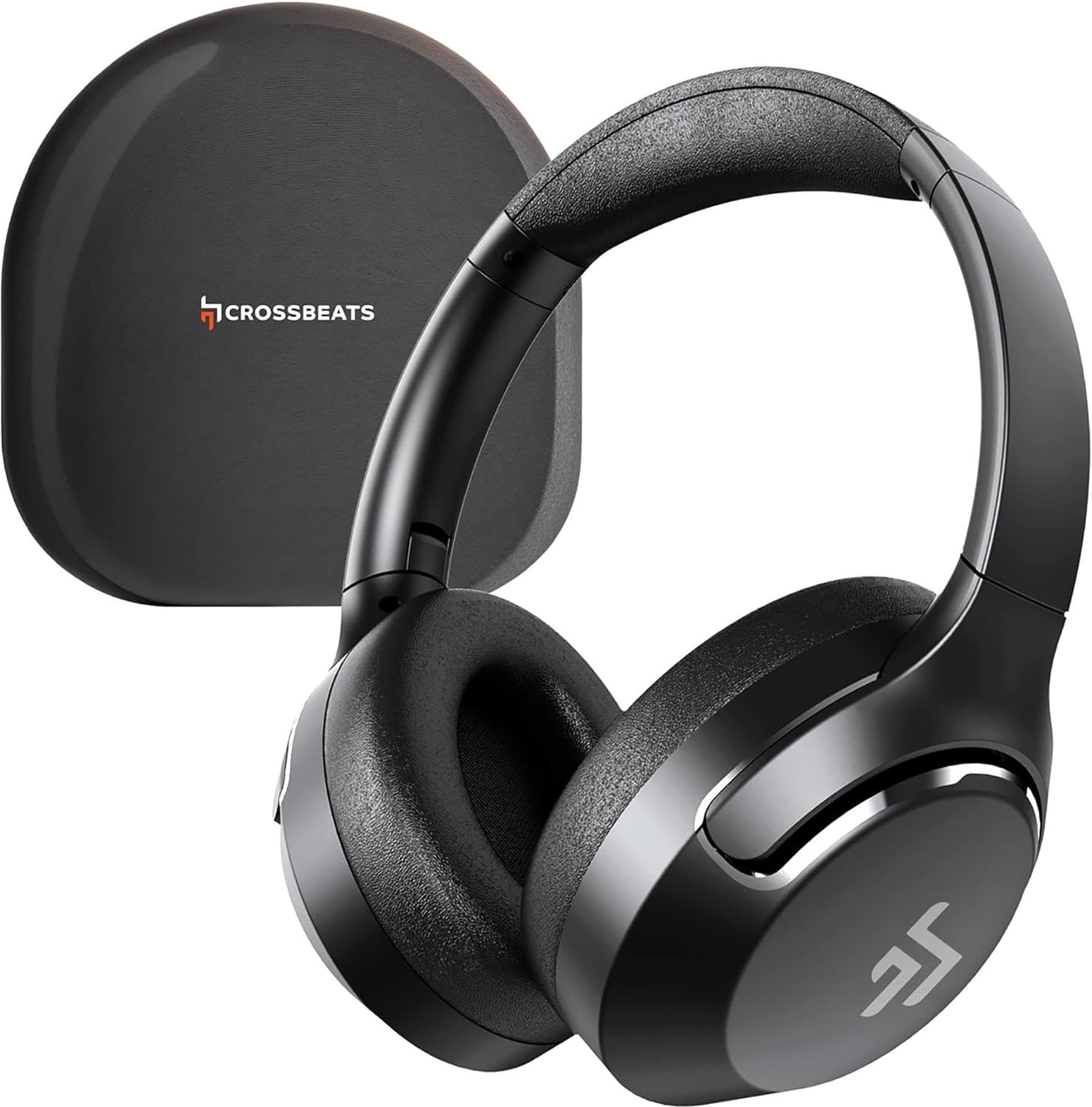 CrossBeats Roar 3.0 Hybrid ANC Headphones with Carry Case | 40db ANC | 100hr Playtime Bluetooth & Wired