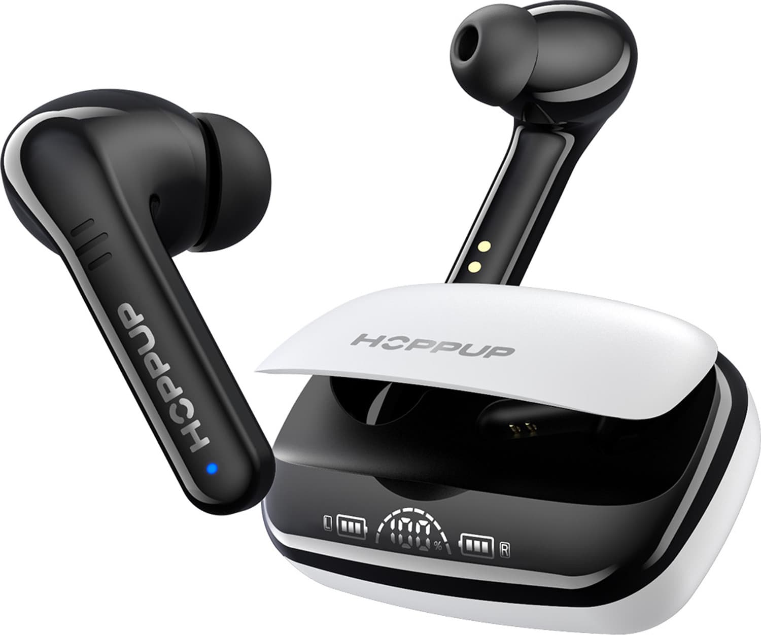 HOPPUP AirDoze Grand Pro with Power Bank Function, 200 Hrs Playtime, ENC & Gaming Mode Bluetooth Headset
