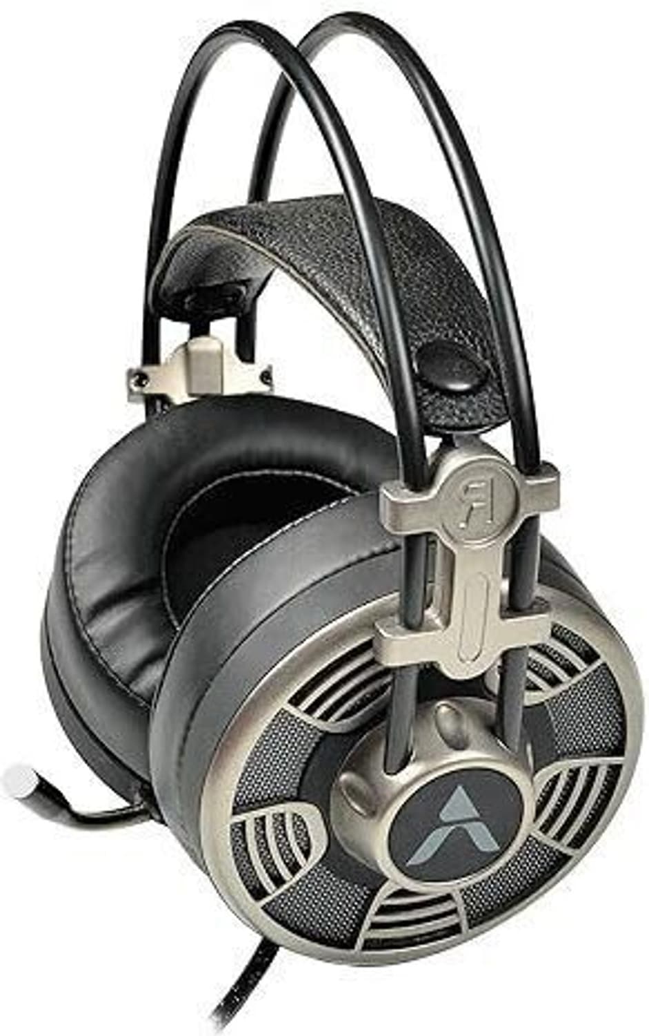 Vision 7.1 USB Noise Cancelling Super Gaming Over Ear Stereo Headphone with Mic Wired Headset (Grey, On the Ear)