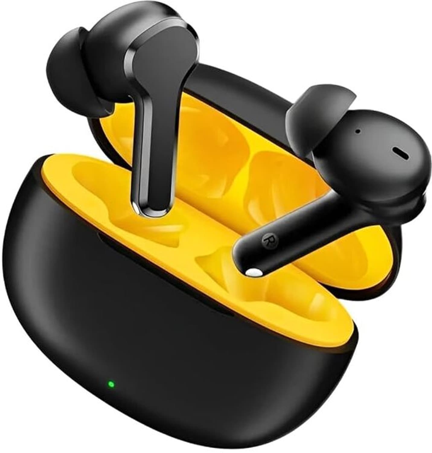 Compatible for Buds T200 Lite True Wireless in-Ear Earbuds with 46dB Hybrid Bluetooth Headset (Black, True Wireless)