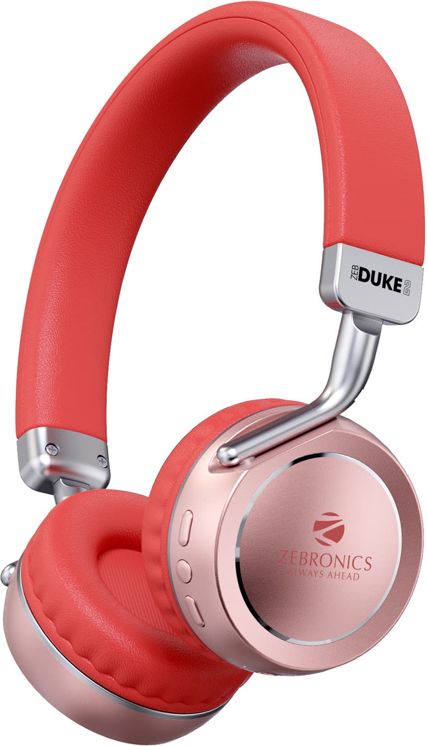 ZEBRONICS Zeb Duke 2 Wireless Headphone With Mic 32*H Playback, Call Function. Bluetooth Headset