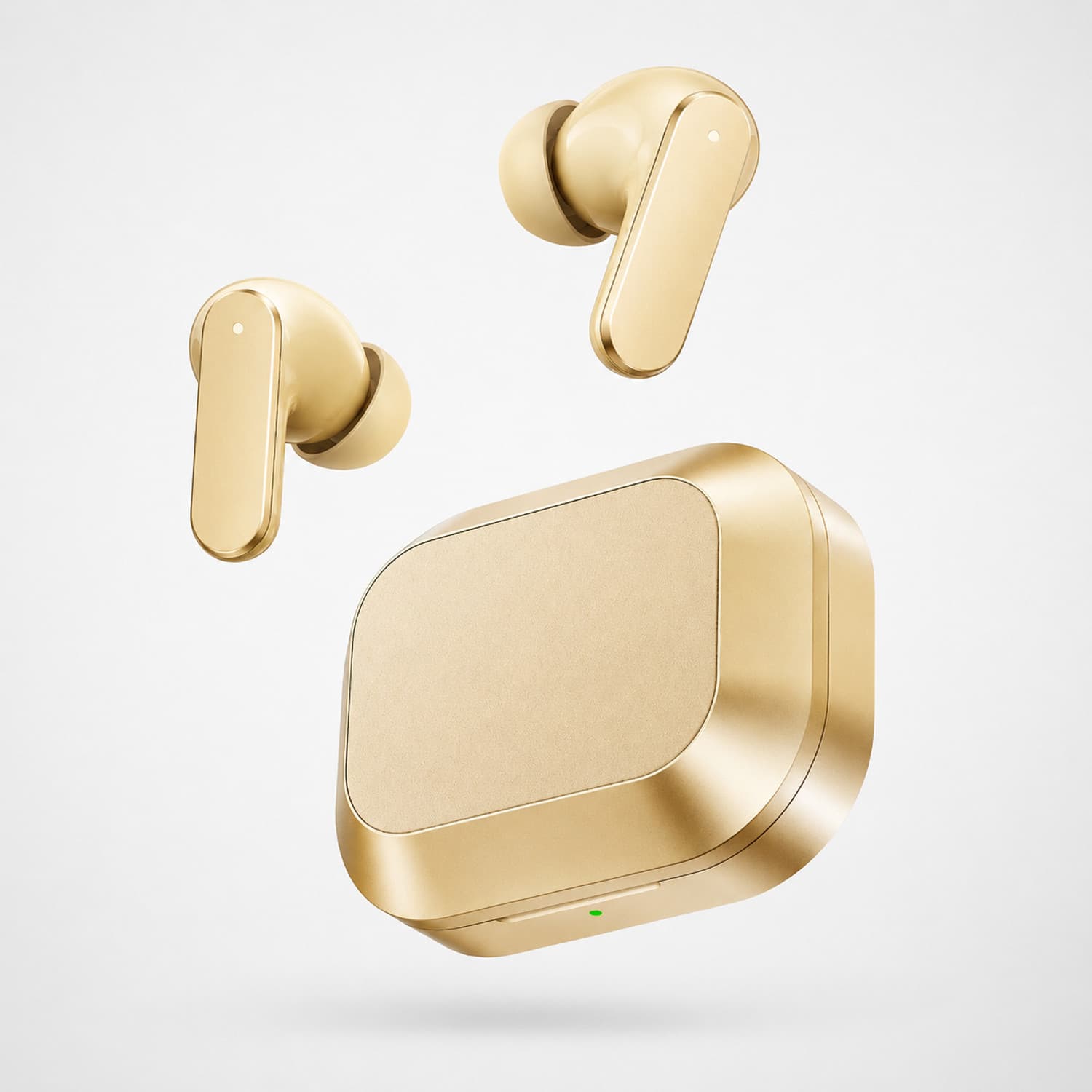 Buds Air8 True Wireless Bluetooth Earbuds with 55dB ANC, 24H Playtime Bluetooth Headset (Gold, True Wireless)