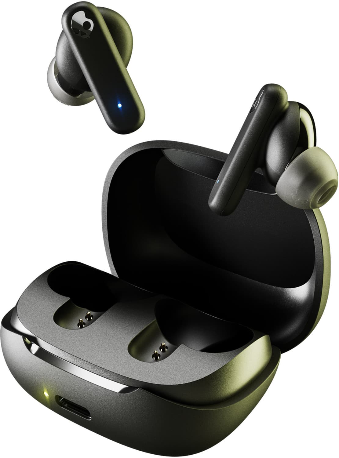 Skullcandy Smokin Buds Wireless Earbuds,Music,20Hr+Raid Charge,Capacitive Touch Controls,Pr Bluetooth