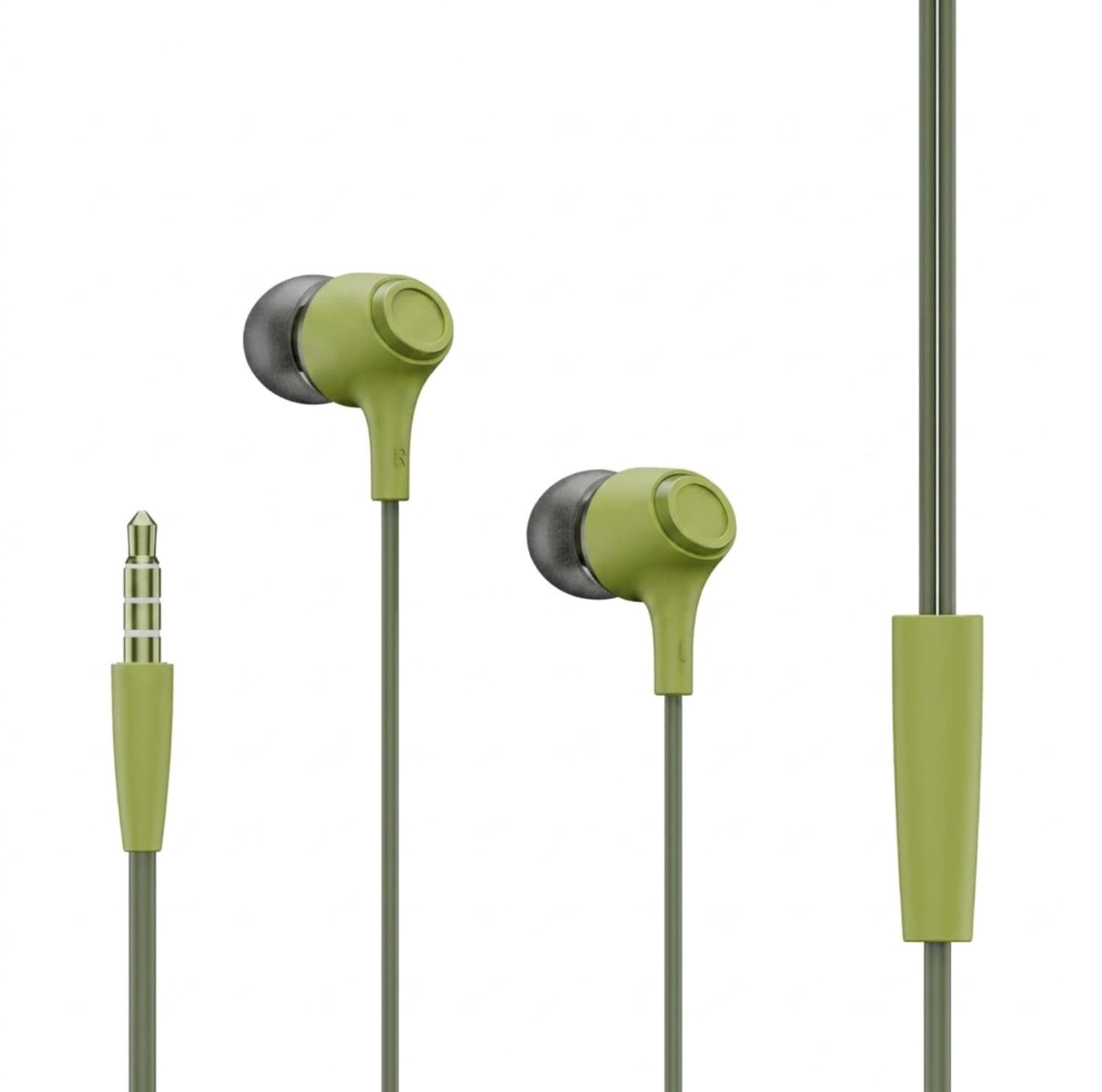 Earphones for boAt bassHead 95 with HD Sound, Mic & Deep Bass Wired Headset (Green, In the Ear)