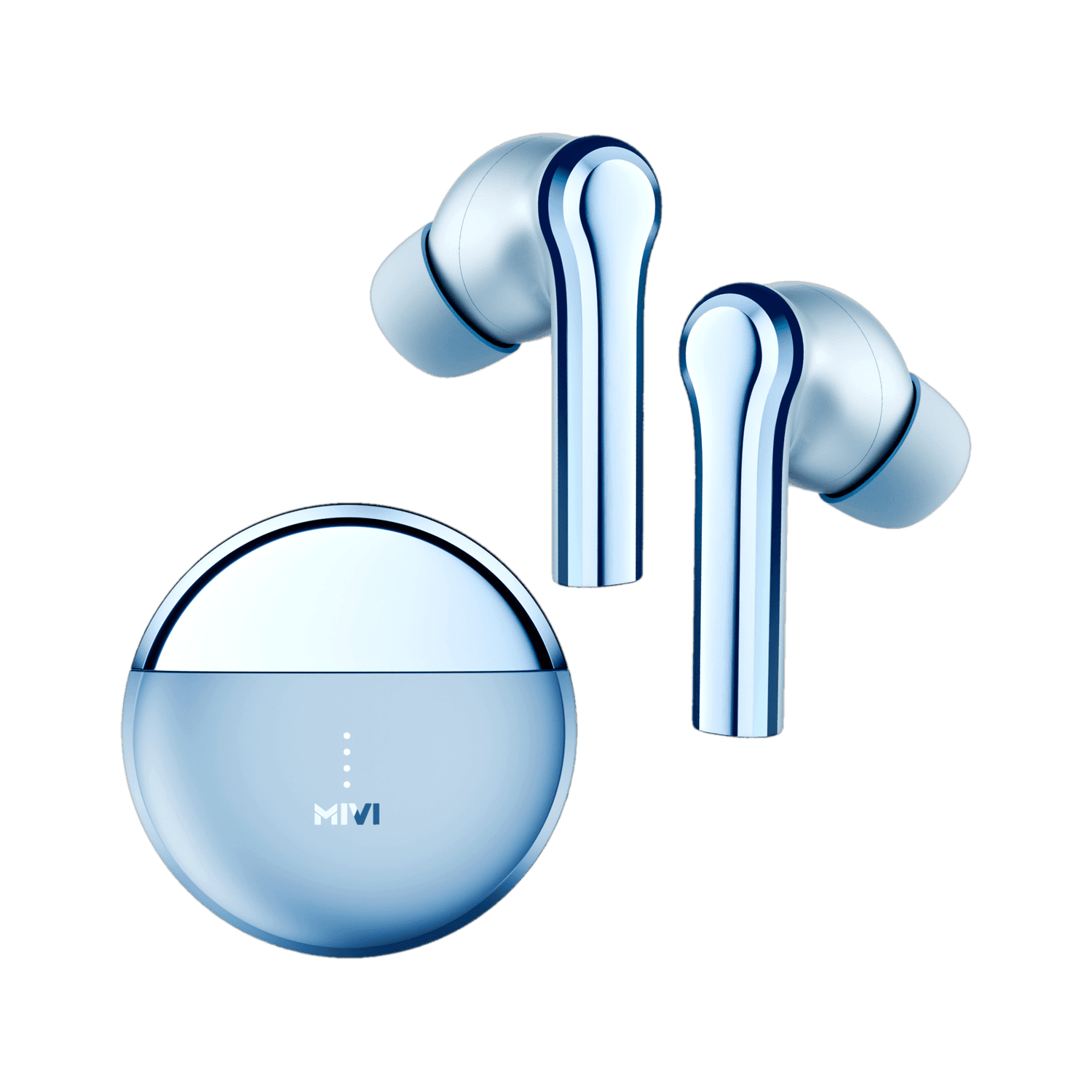 Mivi DuoPods i5 TWS,Metallic Finish,13mm Bass,50H Playtime,BT v5.3 Earbuds and more Bluetooth Headset