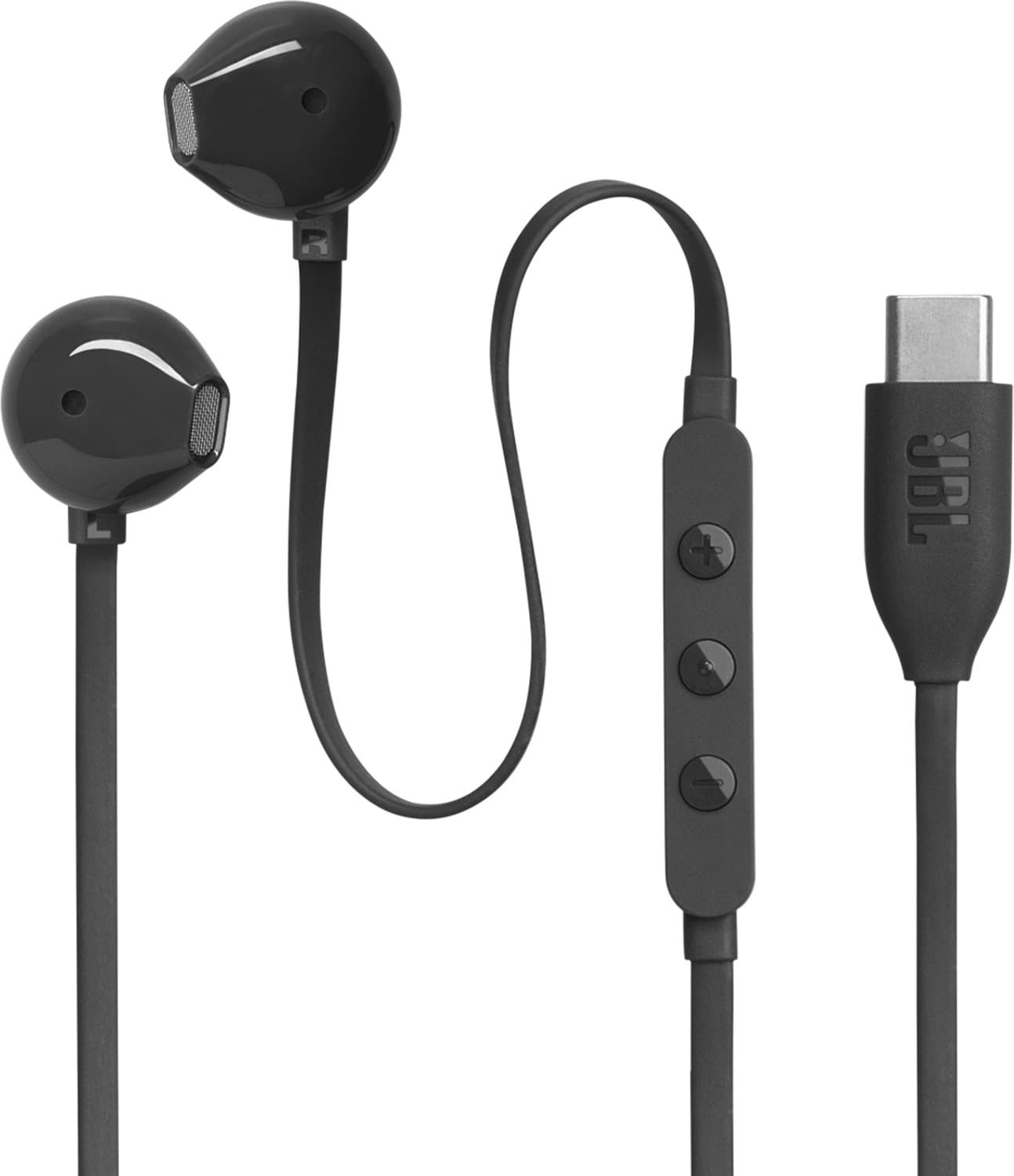 JBL Tune 305C, Hi-Res Audio with DAC , 3-Button EQ , Compatible with USB-C Devices Wired Headset
