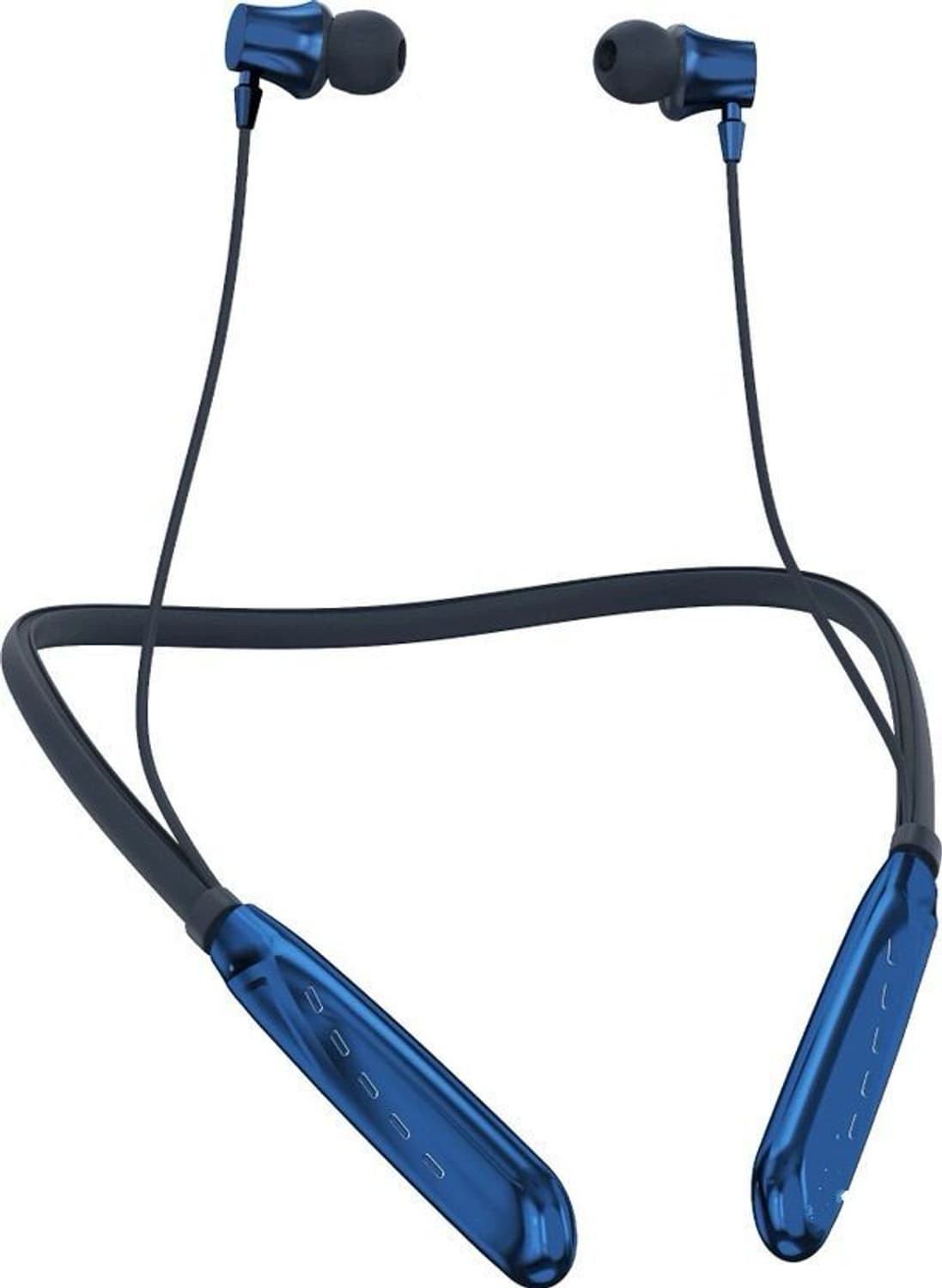 Ucool SoulBuds 100 Hours Playtime Wireless Neckband Earphone Bluetooth Headset (Navy Blue, Black, In the Ear)