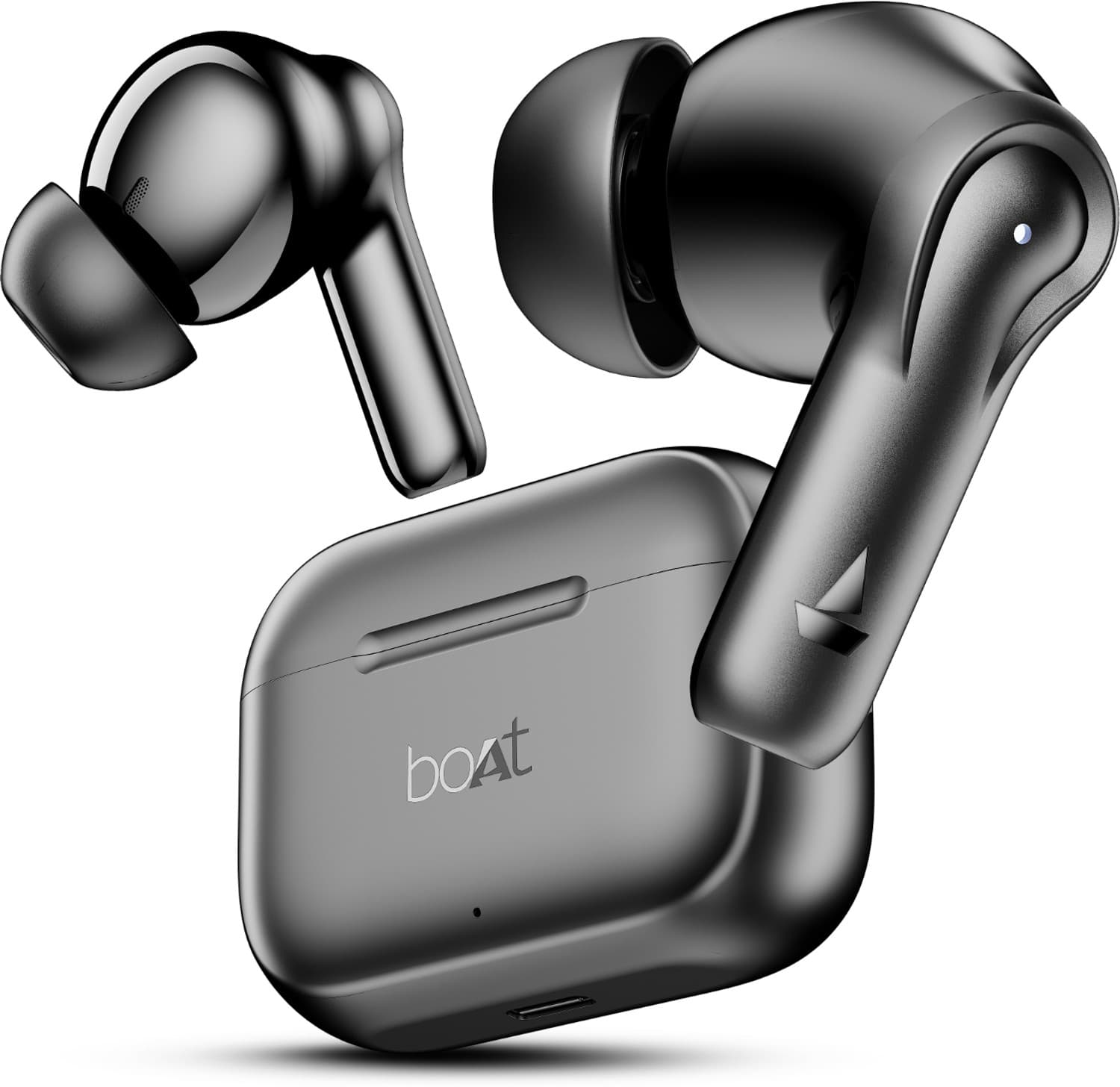 boAt Airdopes 161 w/ 50HRS Playback, ENx Tech, 13mm Drivers,Beast Mode & ASAP Charge Bluetooth Headset