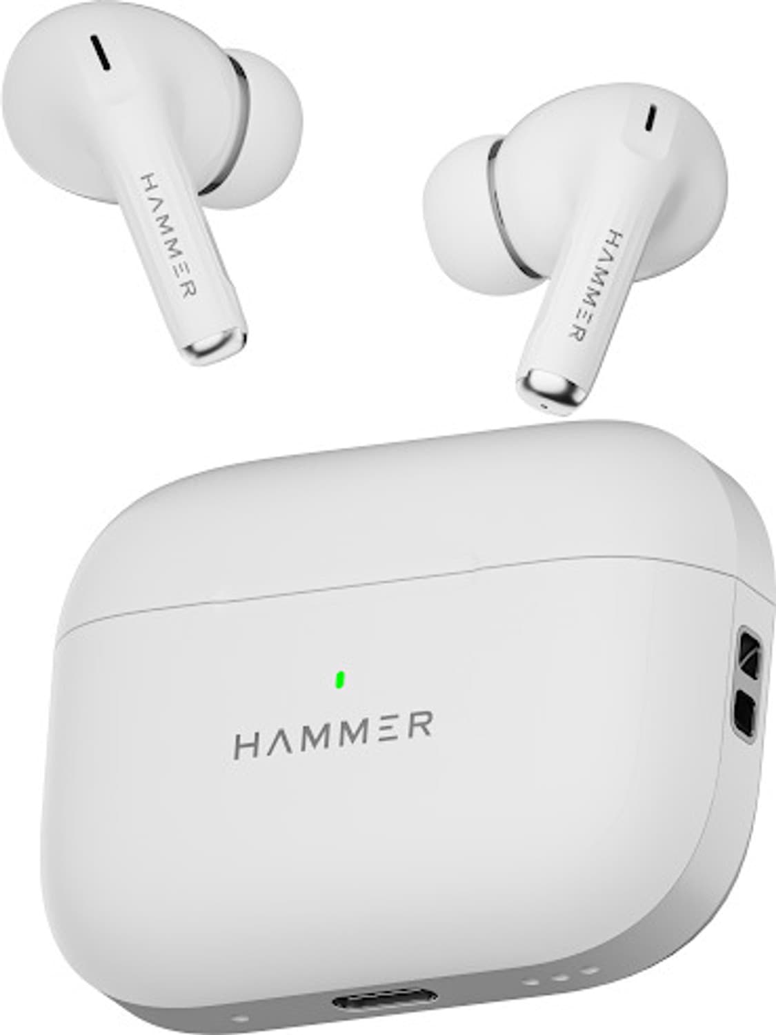 Hammer Aero Max ENC + ANC earbuds TWS with Clear Calling, 30Hrs Playtime Bluetooth