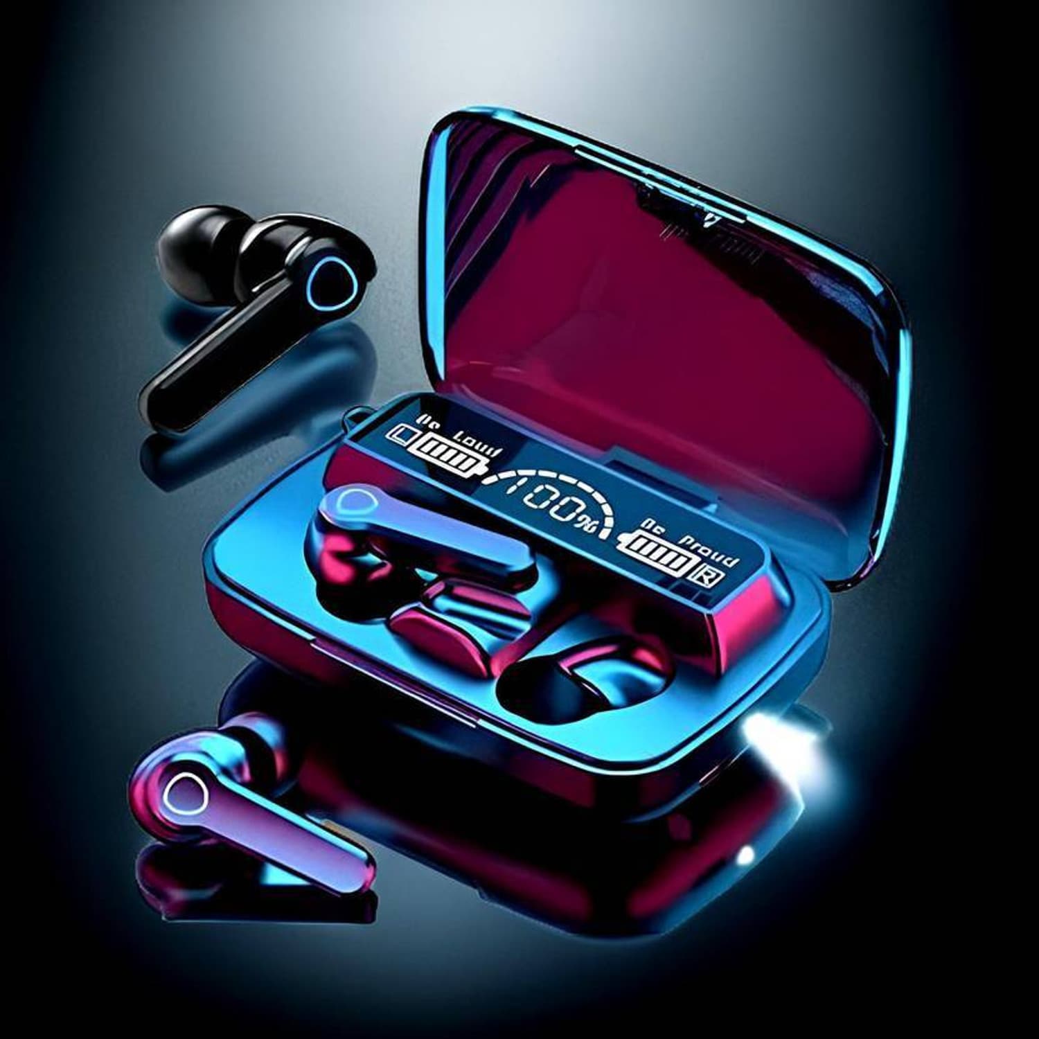 GWALBROS Earbuds M19 PRO with Power Bank Upto 48Hrs Playback Bluetooth Headset F22 Bluetooth