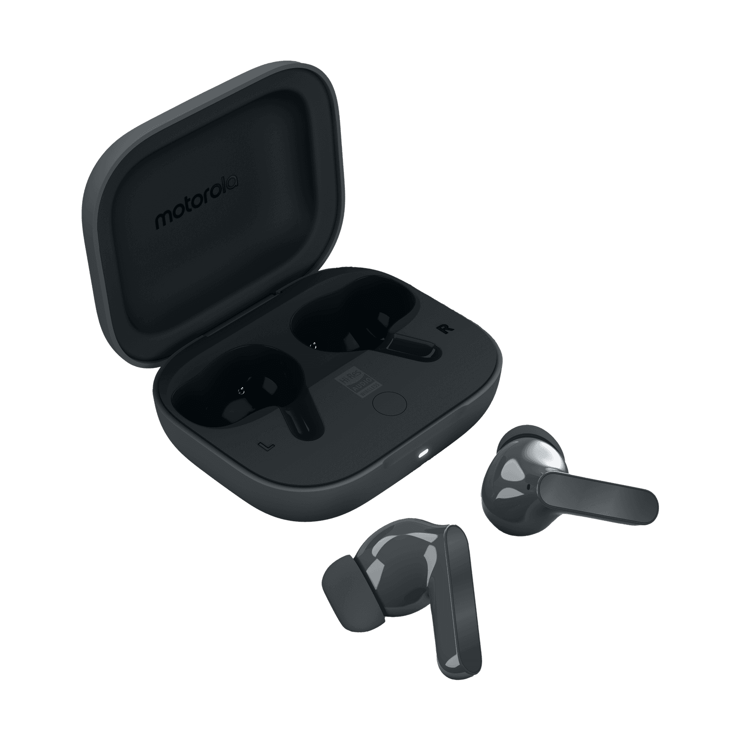 MOTOROLA Moto Buds Bass |Hi-Res Audio & LDAC | 12.4mm drivers |50dB True ANC | 6 Mic Bluetooth